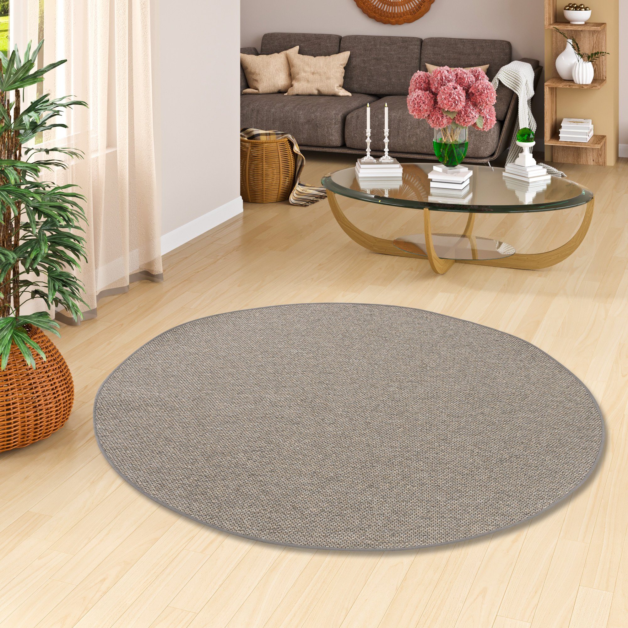 Snapstyle Designteppich Bentzon Natur Flachgewebe Teppich günstig online kaufen