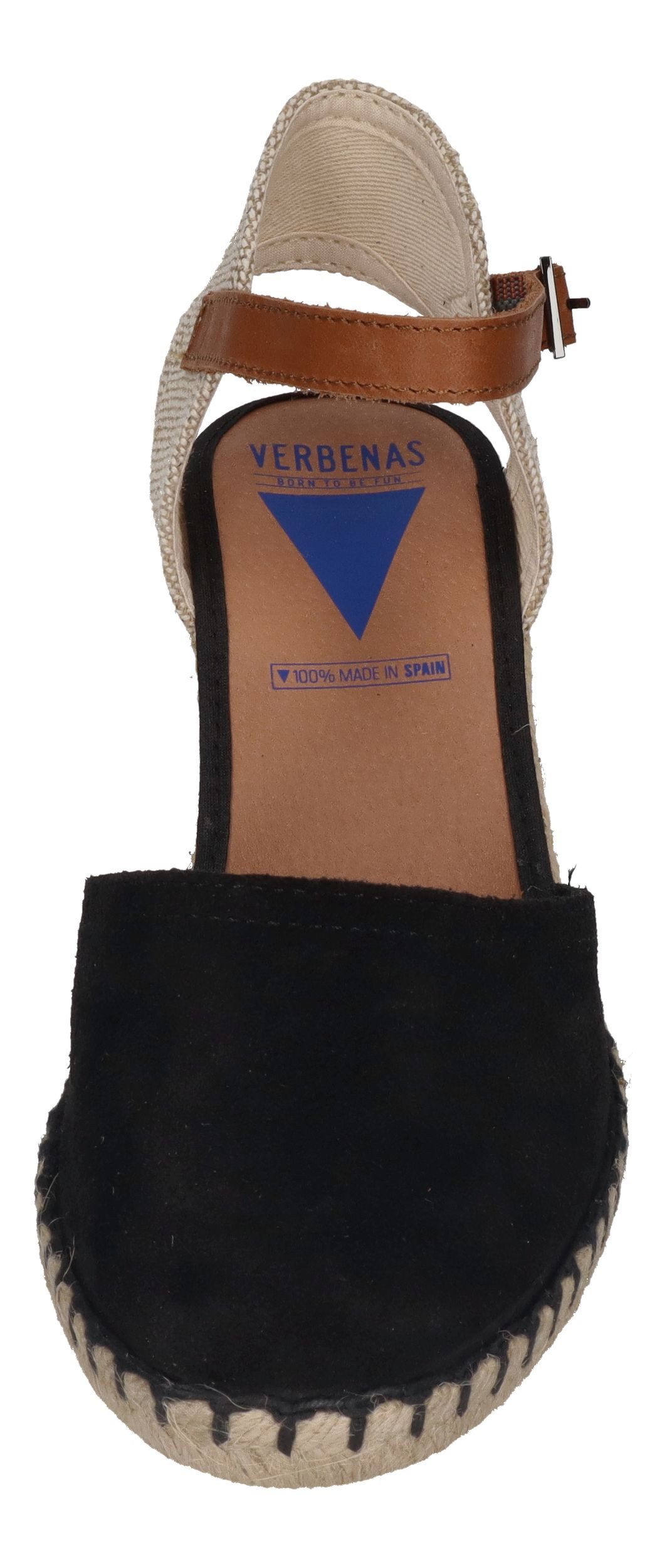 VERBENAS MALENA Sandalette Serraje Negro
