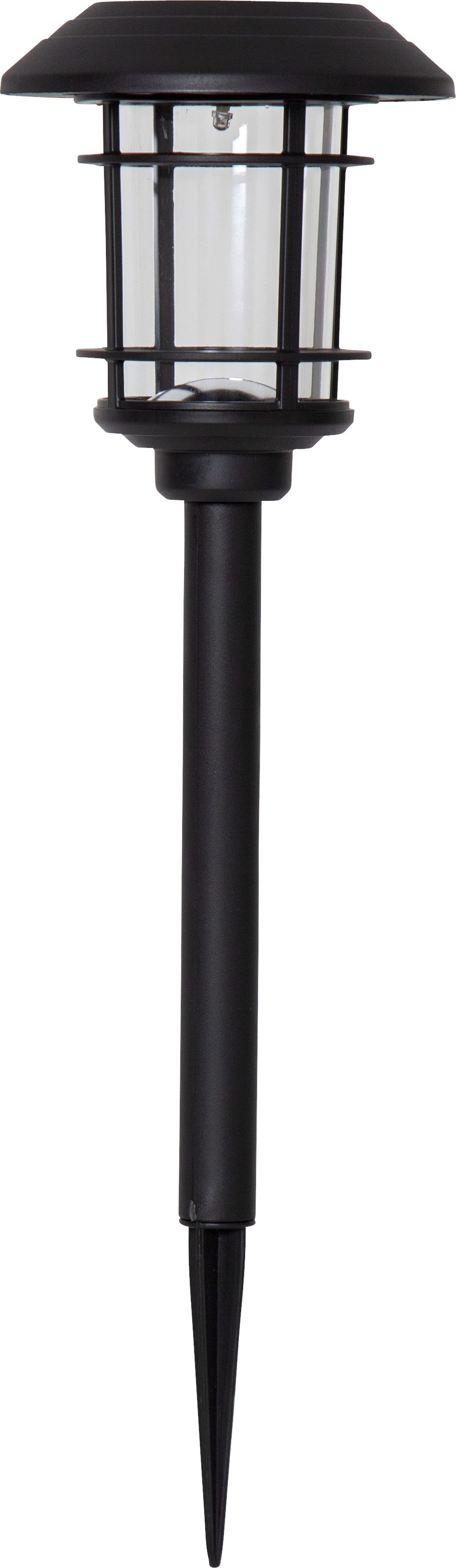 STAR TRADING LED Solarleuchte Solar-Wegleuchte Fride, Tageslichtsensor, LED fest integriert, Warmweiß, 3er-Set, Dämmerungssensor, Bollard-Optik