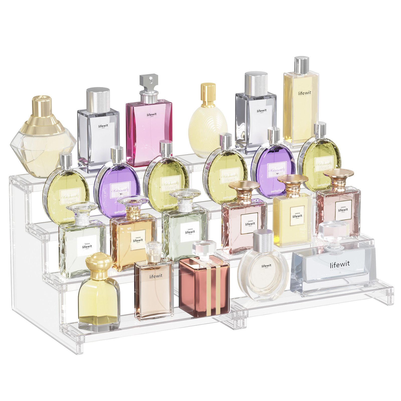 Lifewit Stufenregal Klarer Display Ständer, Plastik Organizer für Figuren, günstig online kaufen