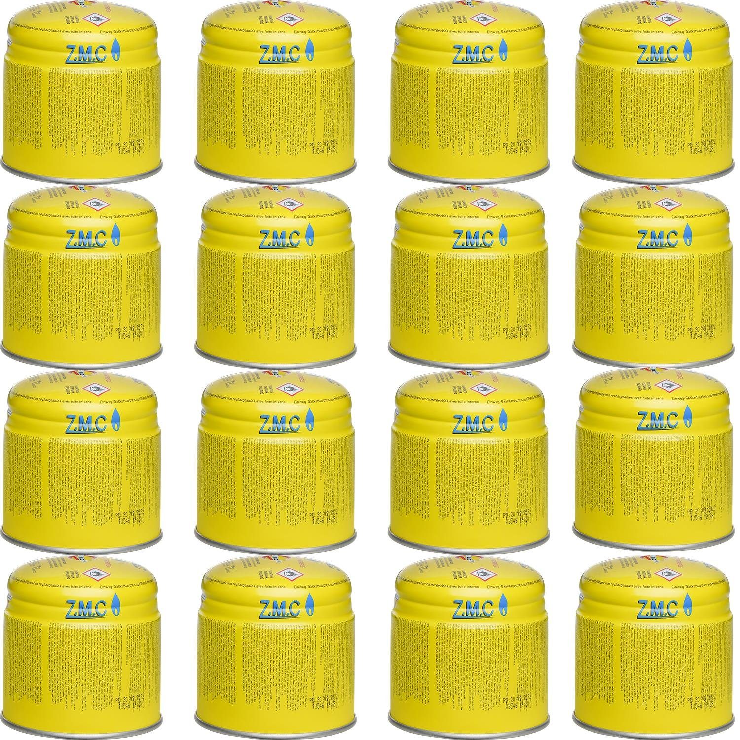 ZMC Gaskartusche 16x Butan Gas Kartusche 190g Anstechkartusche Propangas Ga günstig online kaufen
