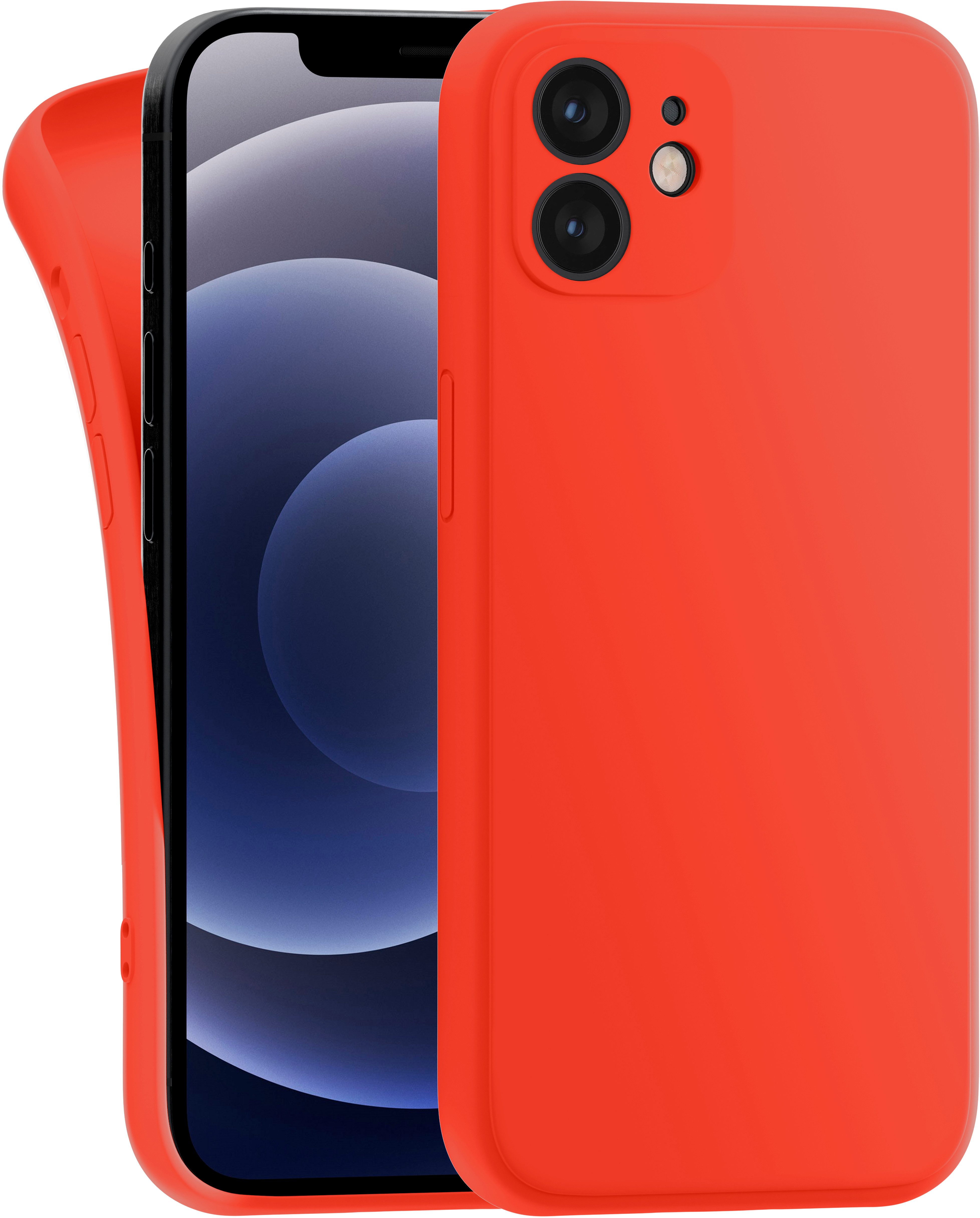 MyGadget Handyhülle Silikon Hülle mit Kameraschutz Für Apple iPhone 12