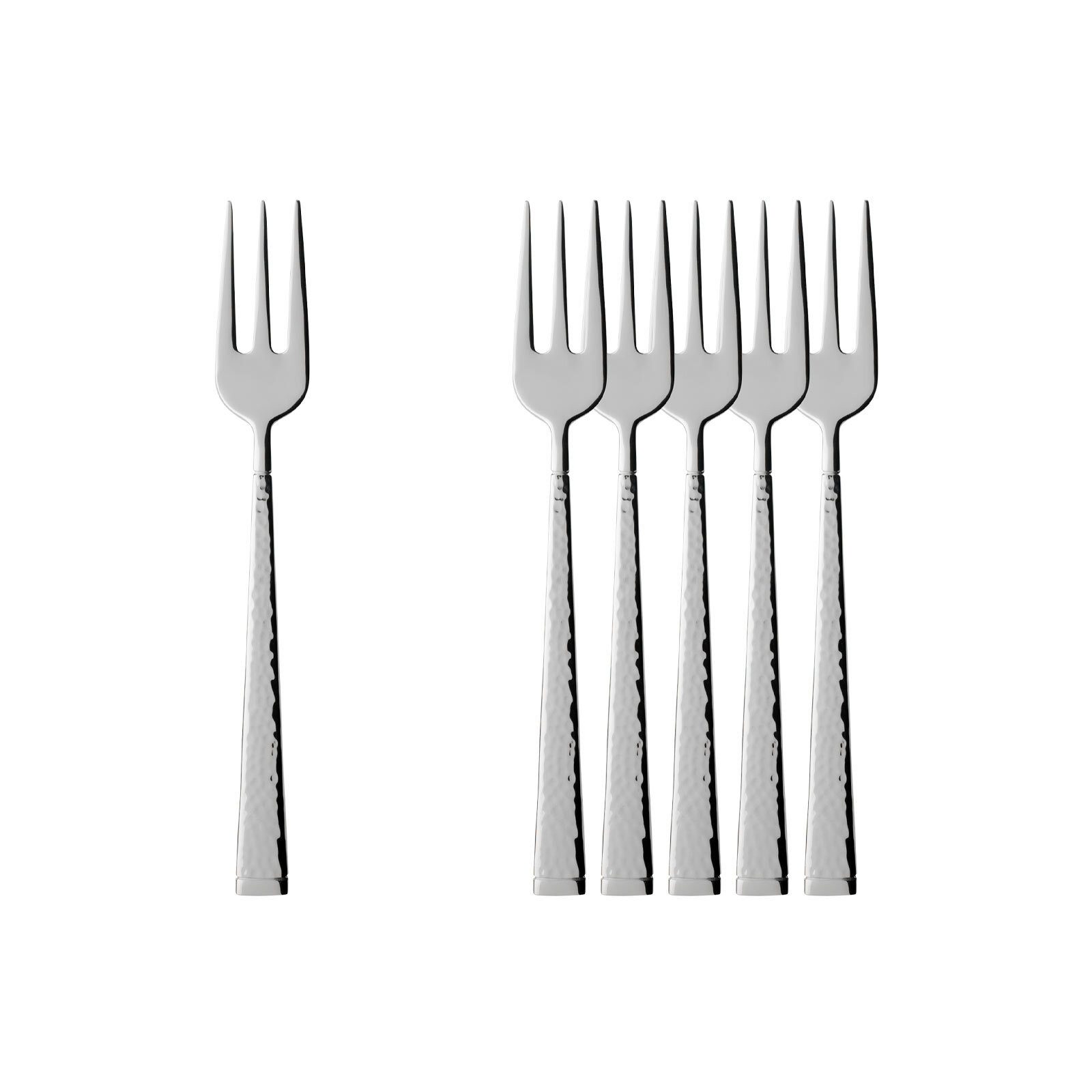 Villeroy & Boch Kuchengabel Blacksmith Kuchengabel 15,6 cm 6er Set (6 Stück)