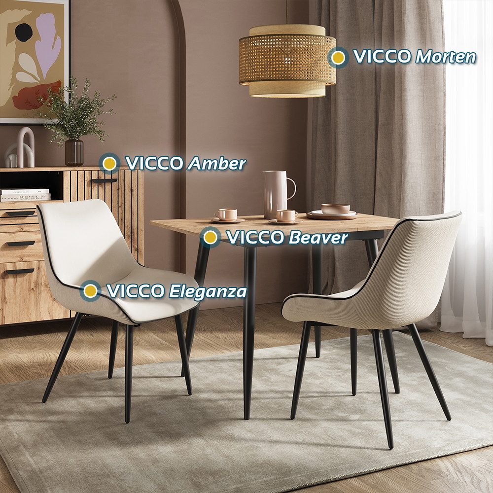 Vicco Pendelleuchte Morten, Rattan/Creme, 45 x günstig online kaufen