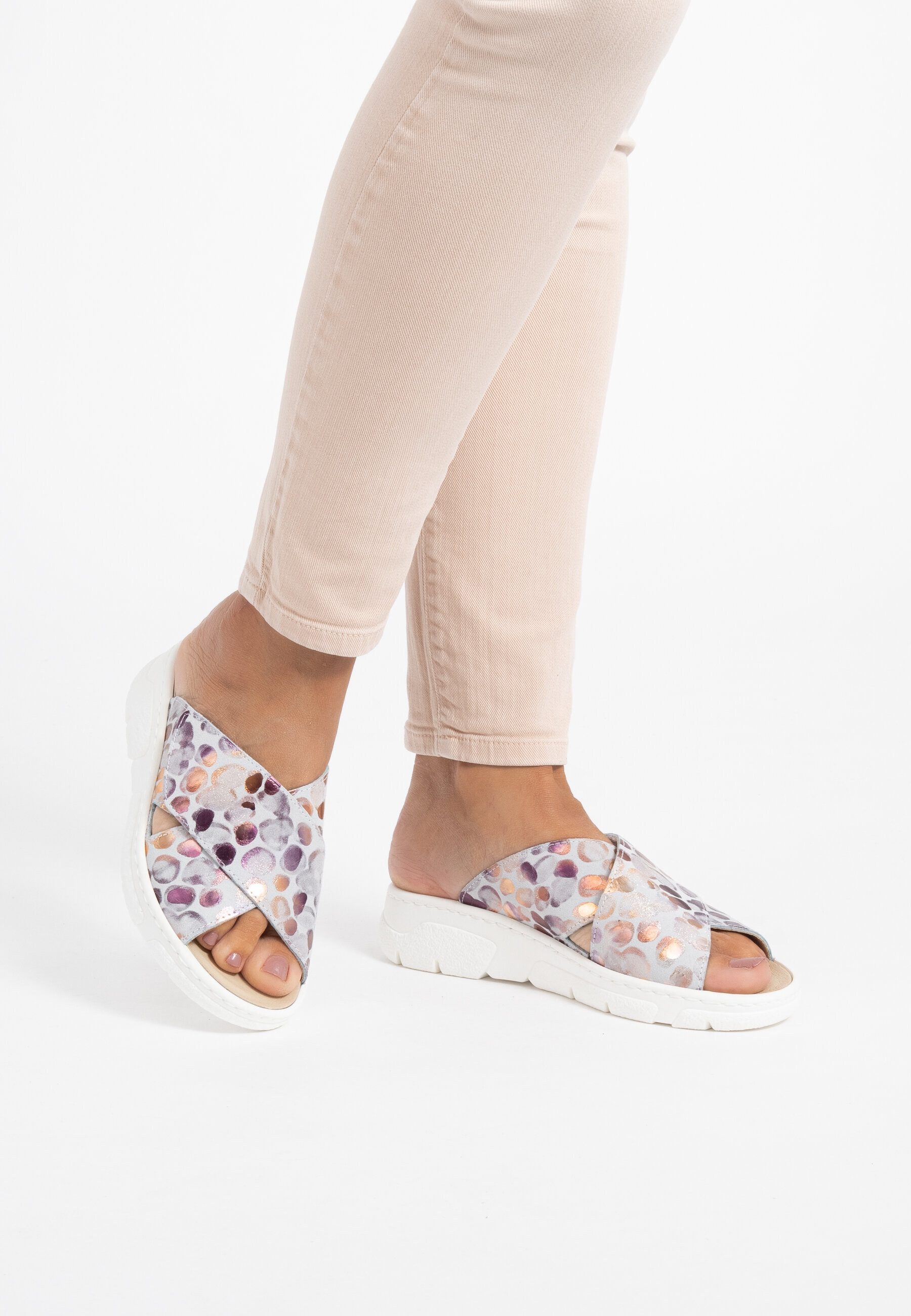 vitaform Damenschuhe Pantolette Veloursleder Pantolette