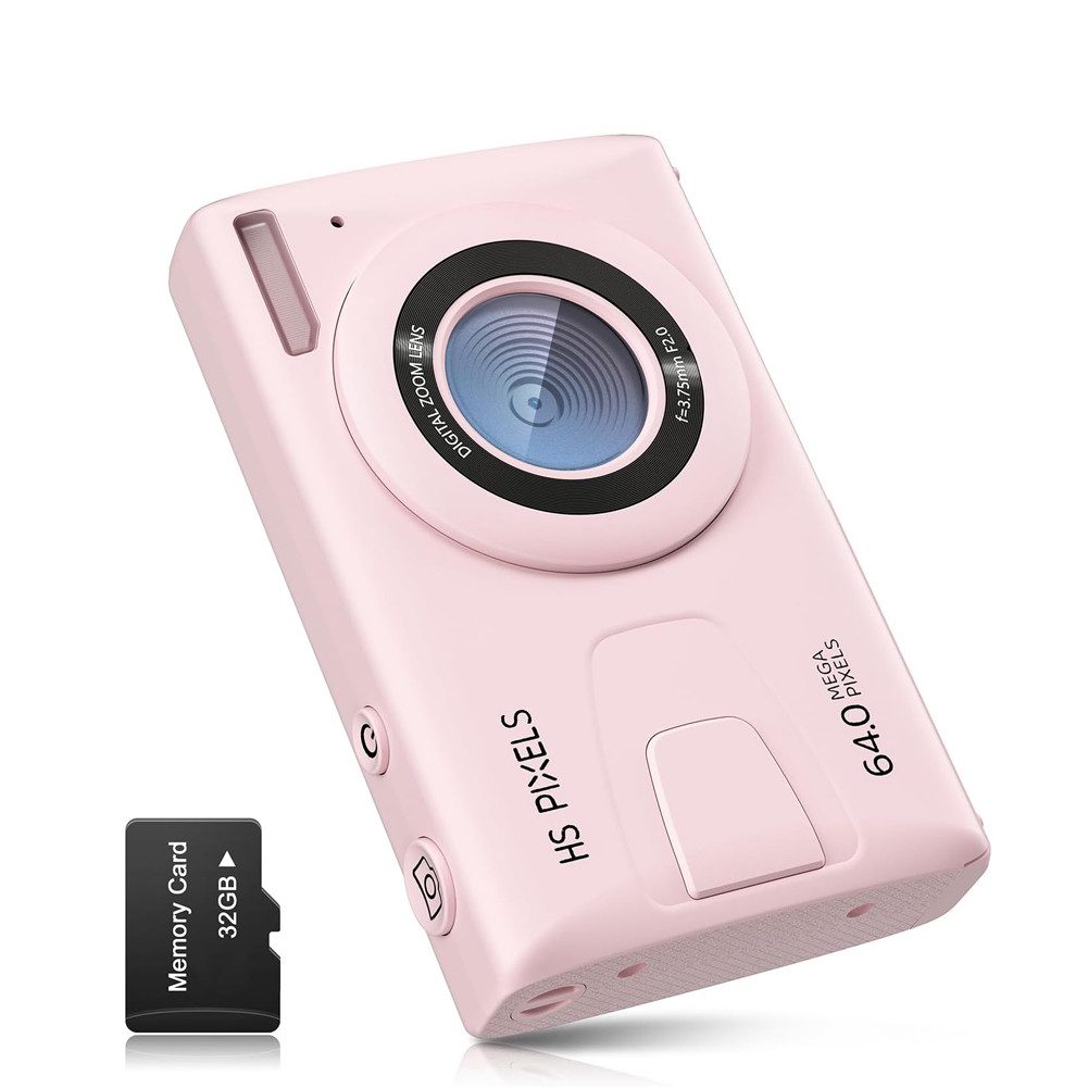 FANNOU Kompaktkamera (48 MP, Elektronischer Bildstabilisator, 18X Digitalzoom Fotokamera)