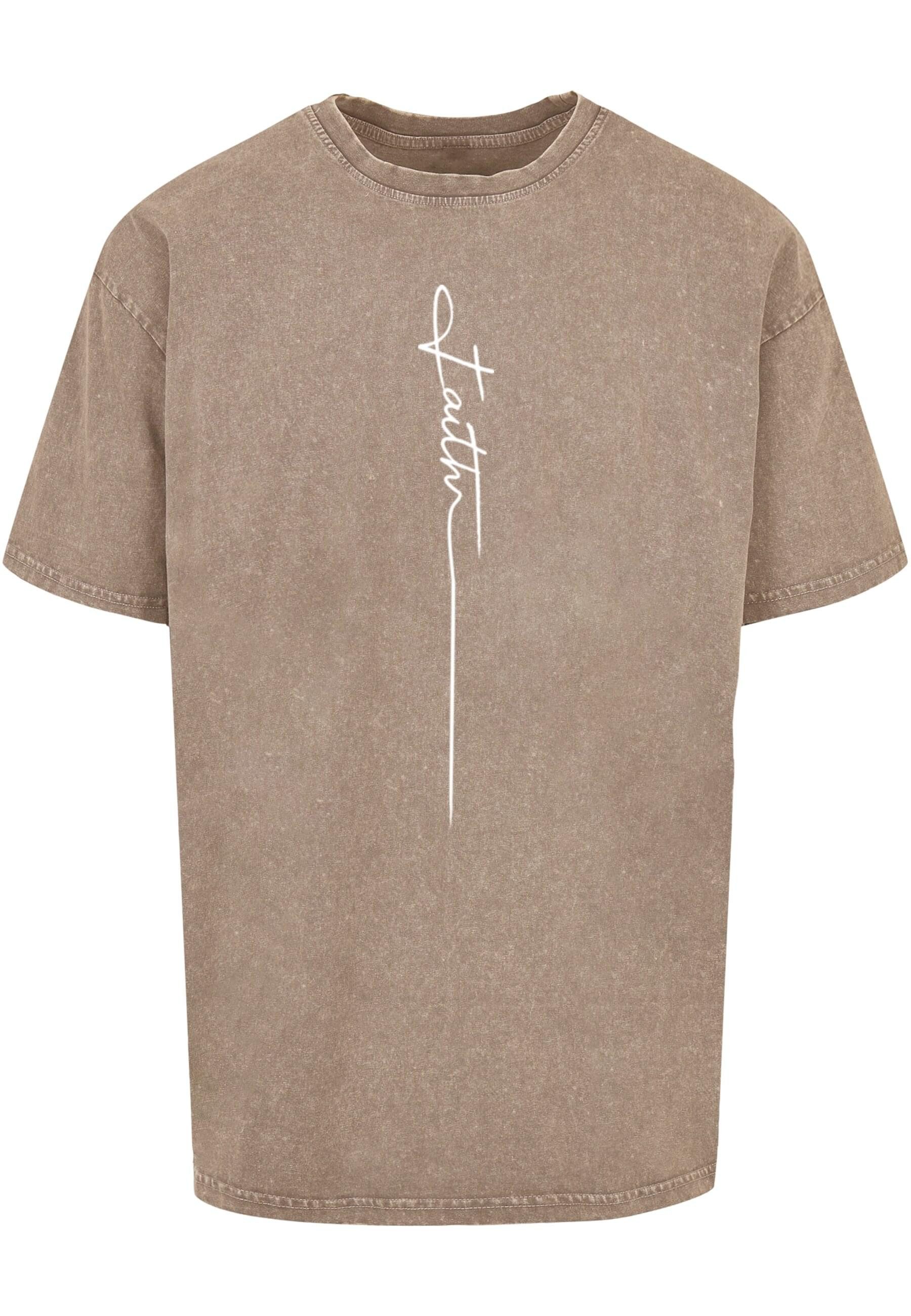 Merchcode T-Shirt "Merchcode Herren Faith Acid Washed Oversized Tee", (1 tl günstig online kaufen