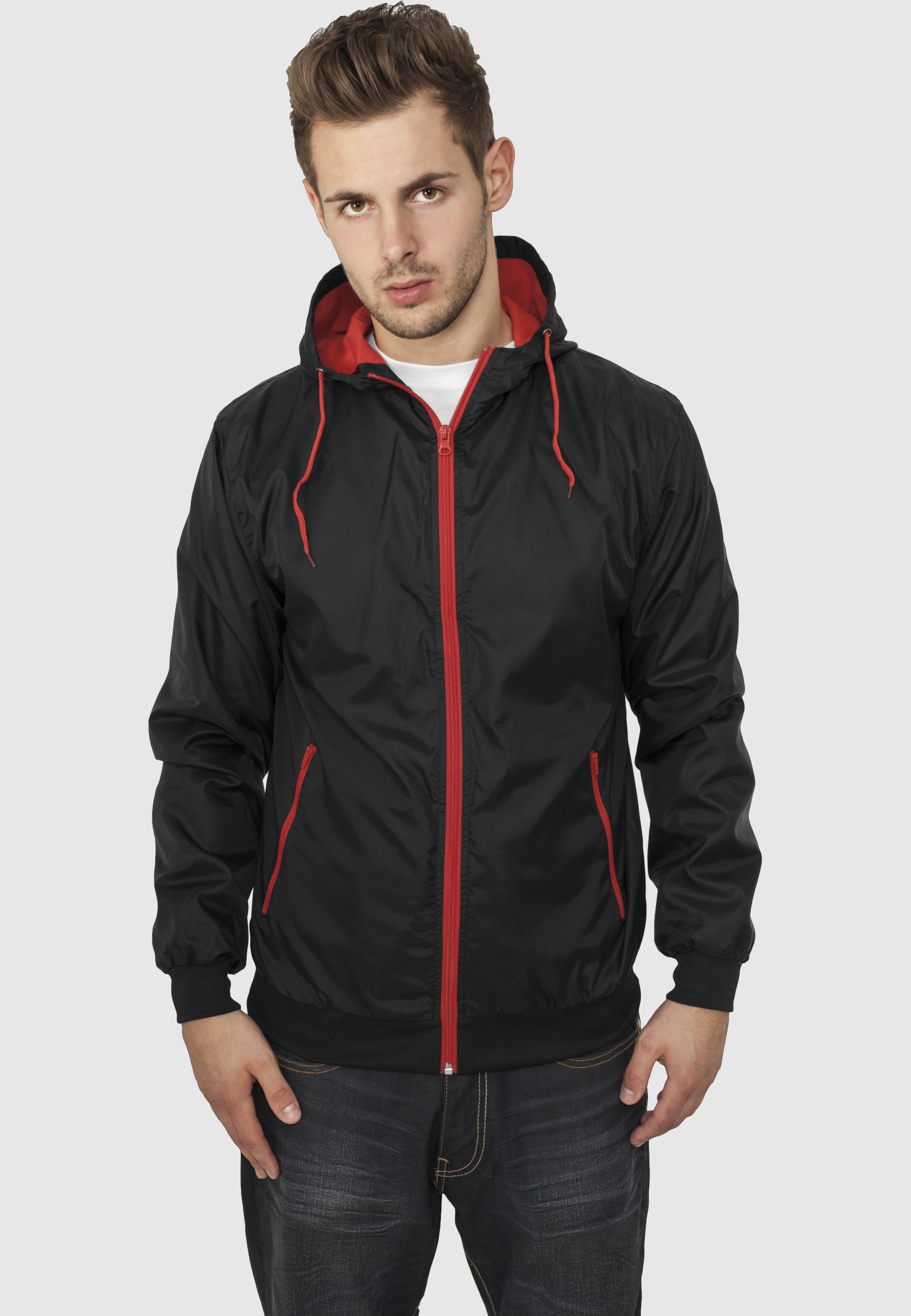 URBAN CLASSICS Windbreaker Urban Classics Herren Contrast Windrunner (1-St)