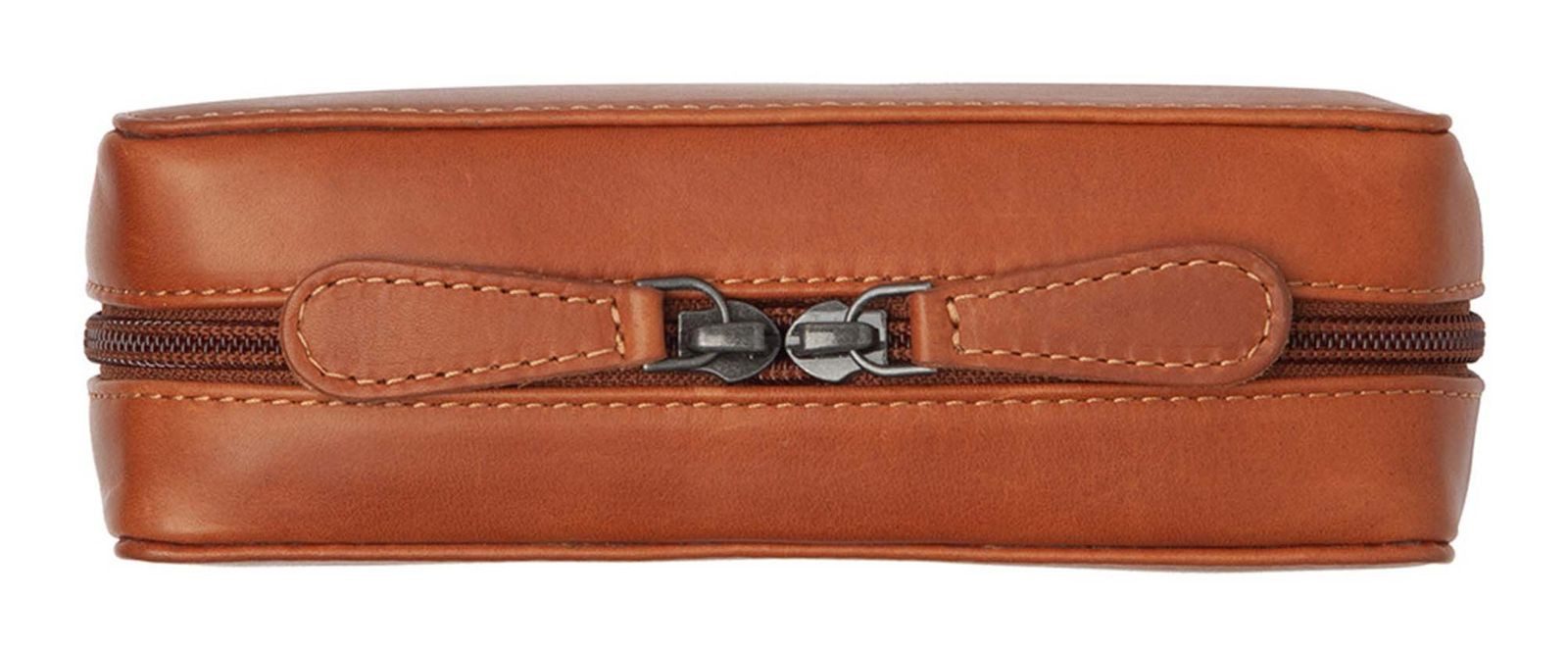 The Chesterfield Brand Kulturbeutel Tech-Organizer, aus echtem Rindsleder