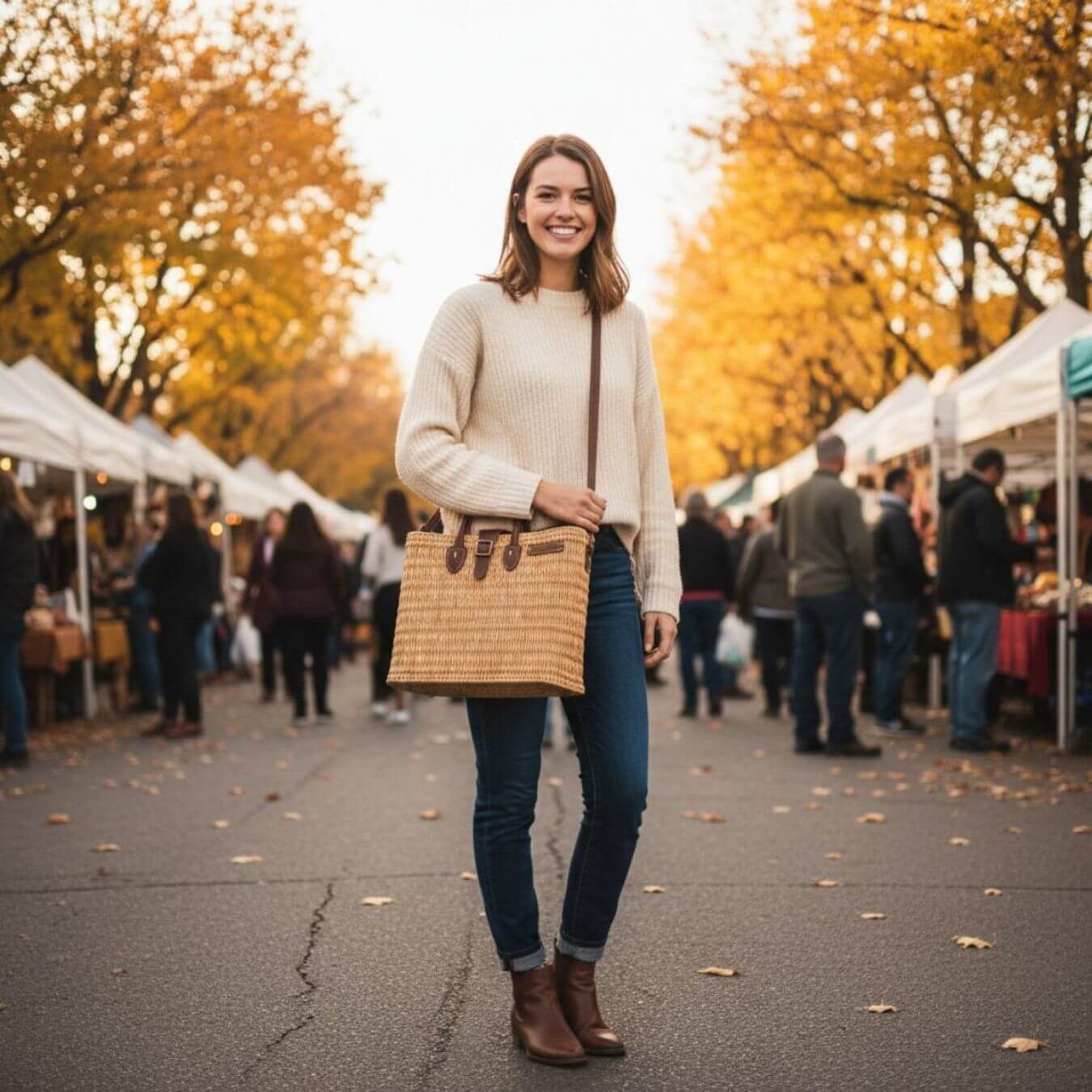 NATUREHOME Schultertasche Schultertasche (1-tlg) günstig online kaufen