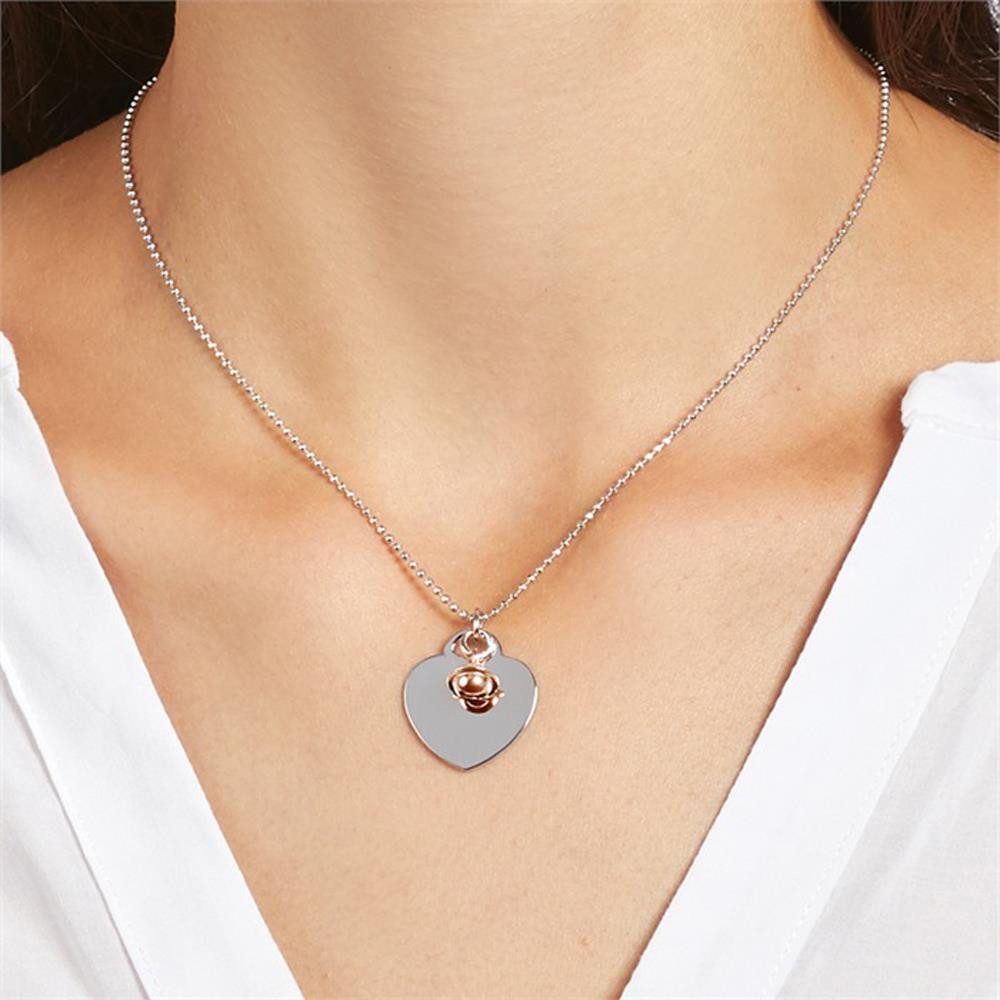 Unique Kettenanhänger 925er Silberkette...