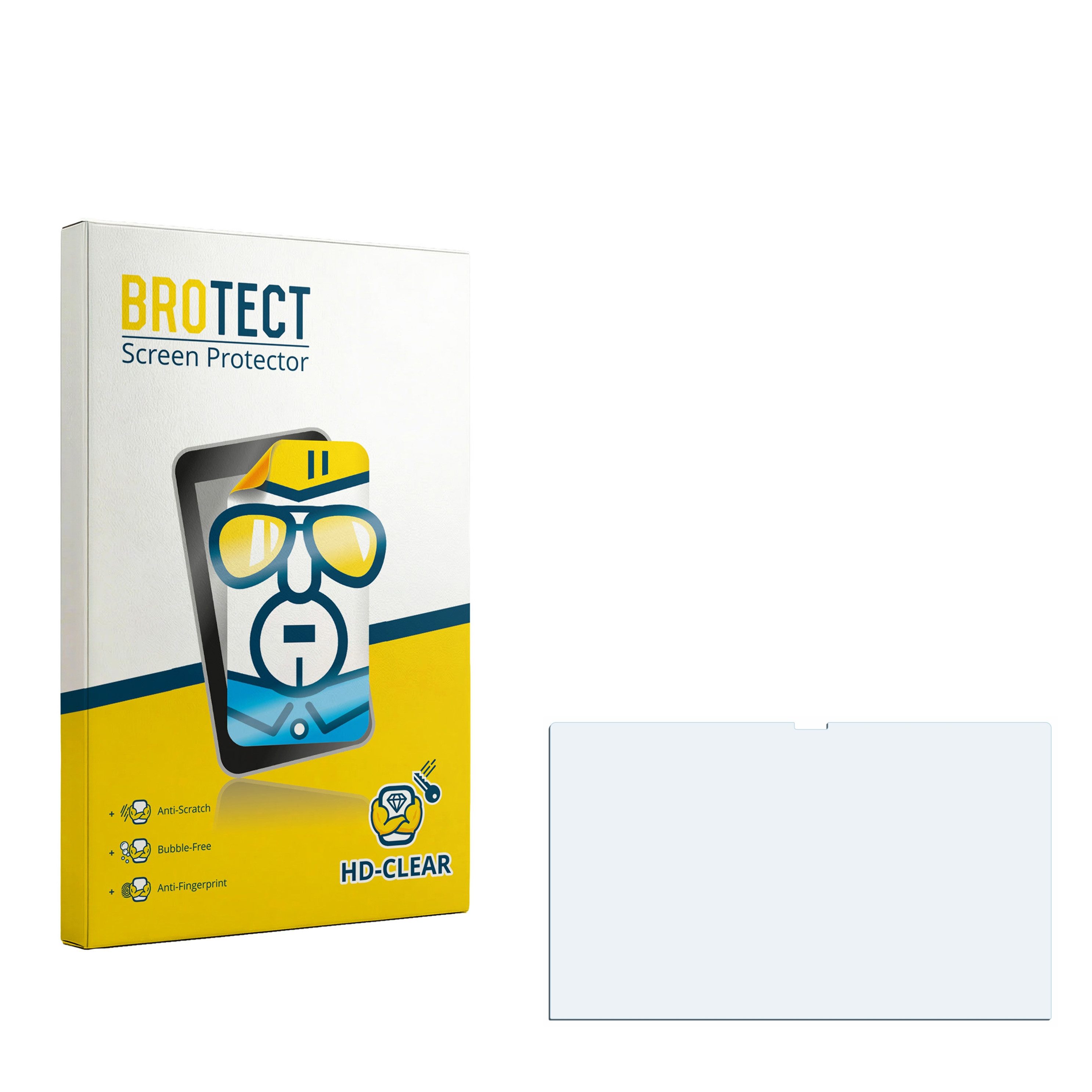 BROTECT Displayschutzfolie Schutzfolie für HP Envy x360 Convertible 15,6", Displayschutz Schutz Folie Klar Transparent