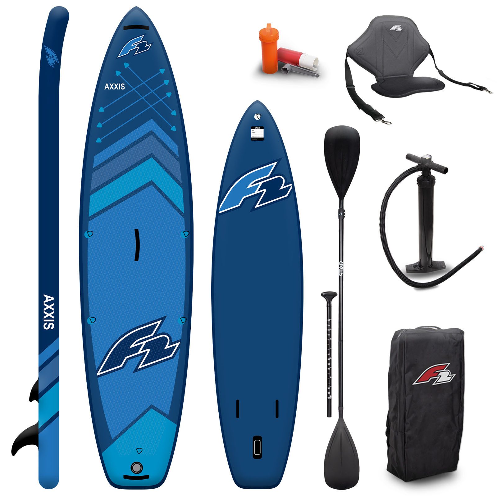 F2 SUP-Board F2 SUP Stand Up Paddle Board Axxis Limited Edition 12'2'' 2024, Stand up paddle board