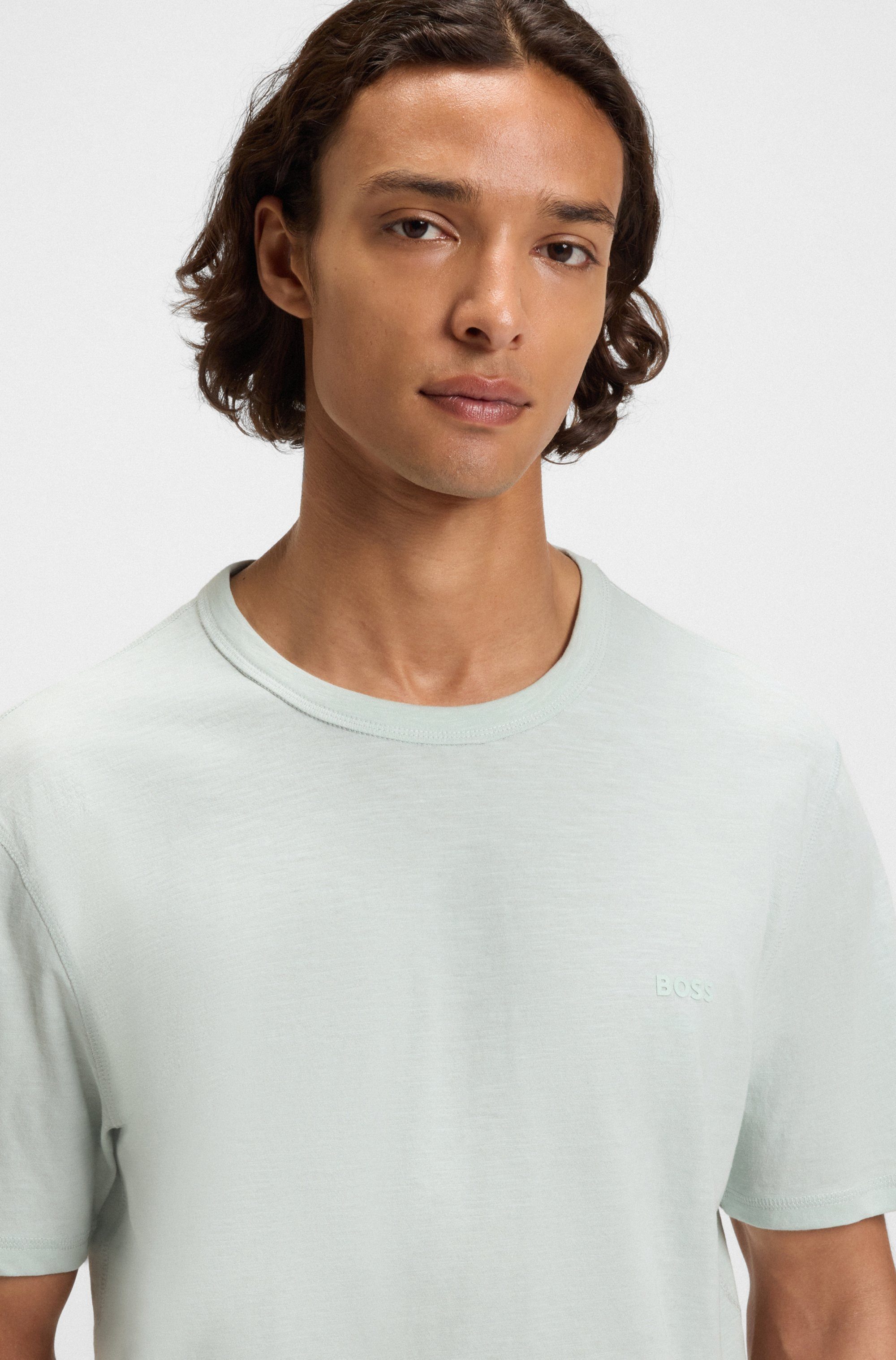 BOSS ORANGE T-Shirt Tegood Rundhalsausschnitt, Regular Fit, Logoschriftzug günstig online kaufen