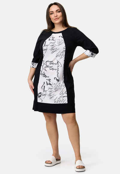 Kekoo A-Linien-Kleid Kleid mit Printmuster aus Stretch 'Vivid'