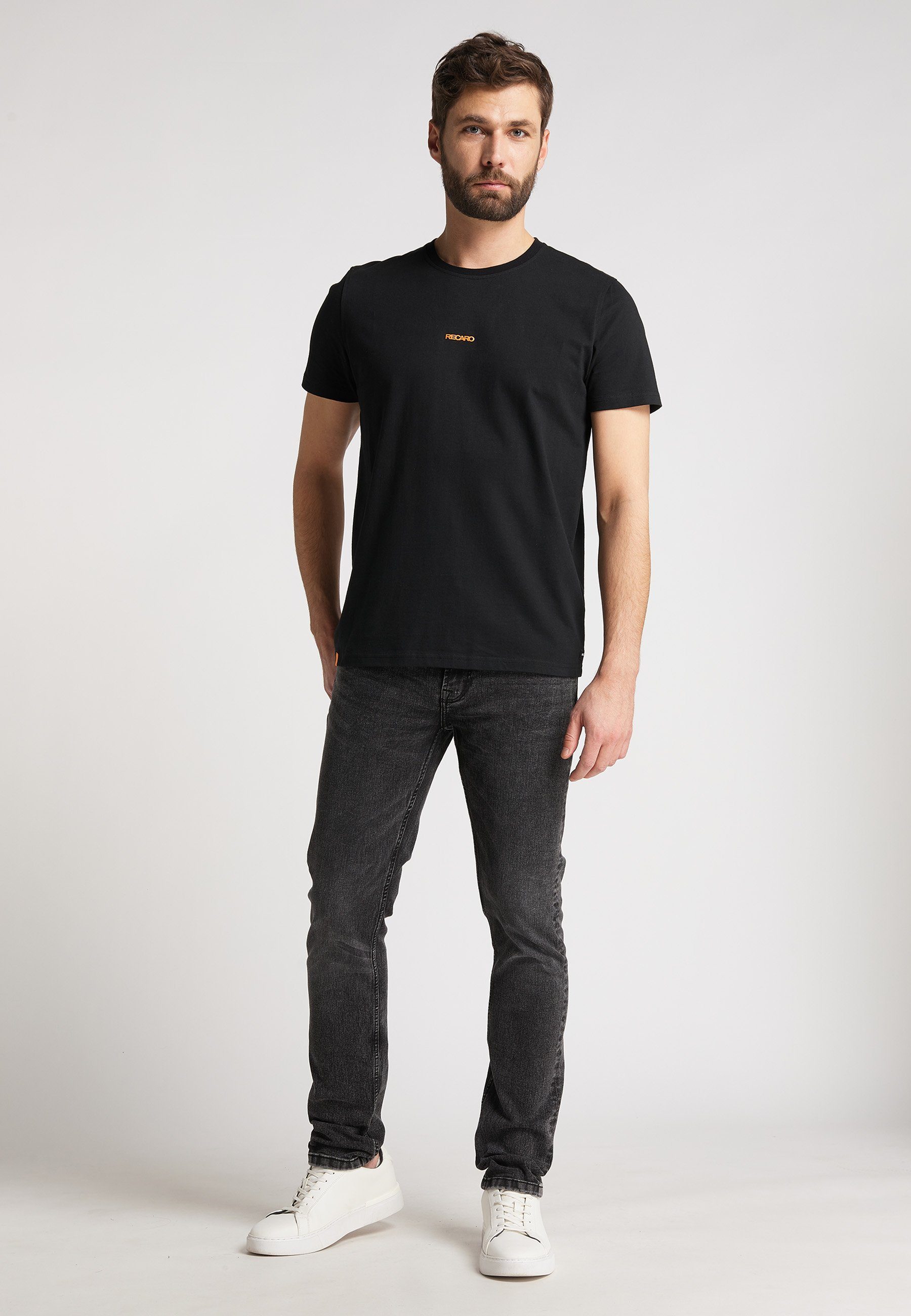 Herren Shirts RECARO T-Shirt RECARO T-Shirt Backprint, Herren Shirt, Rundhals, 100% Baumwolle, Made in Europe