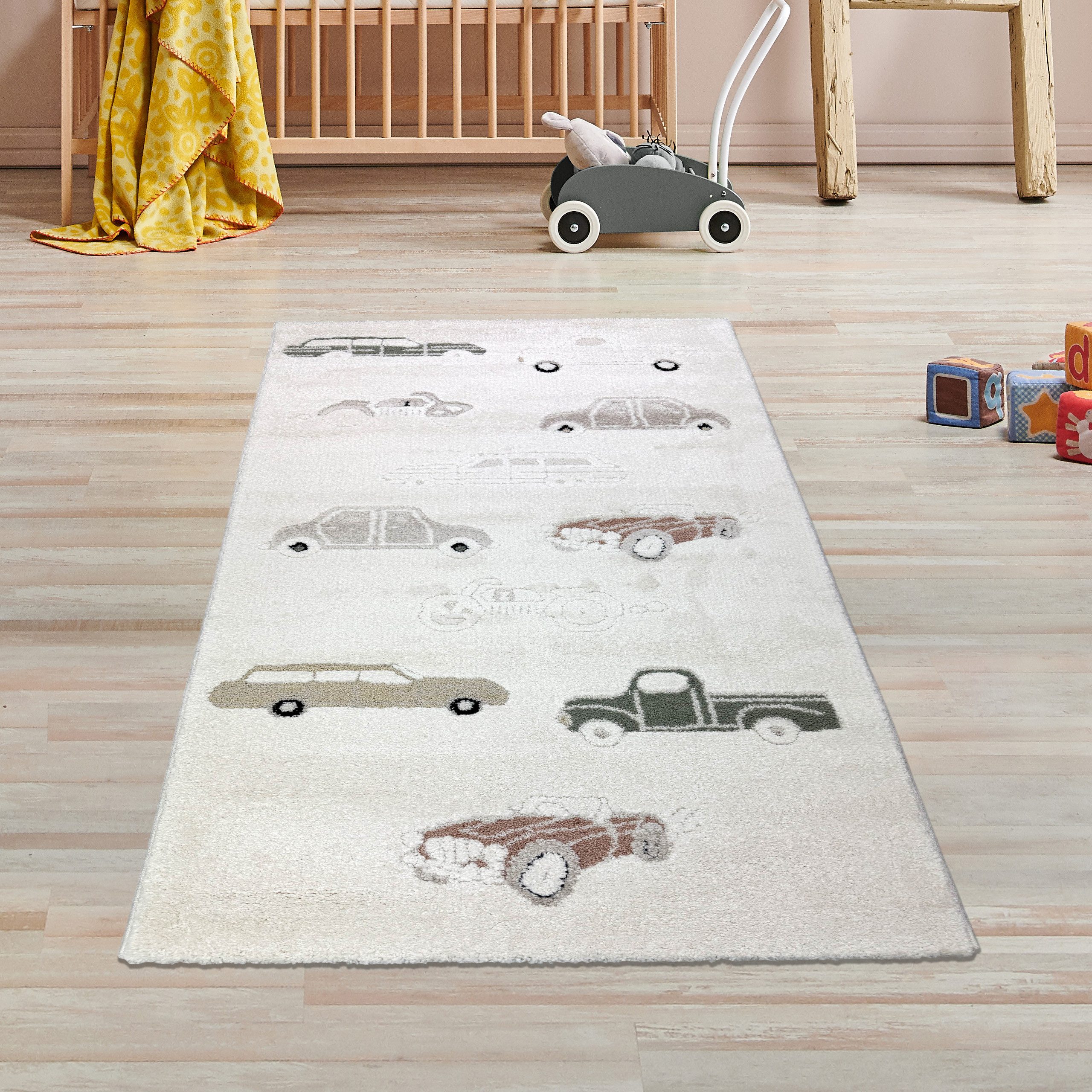 TeppichHome24 Kinderteppich, rechteckig