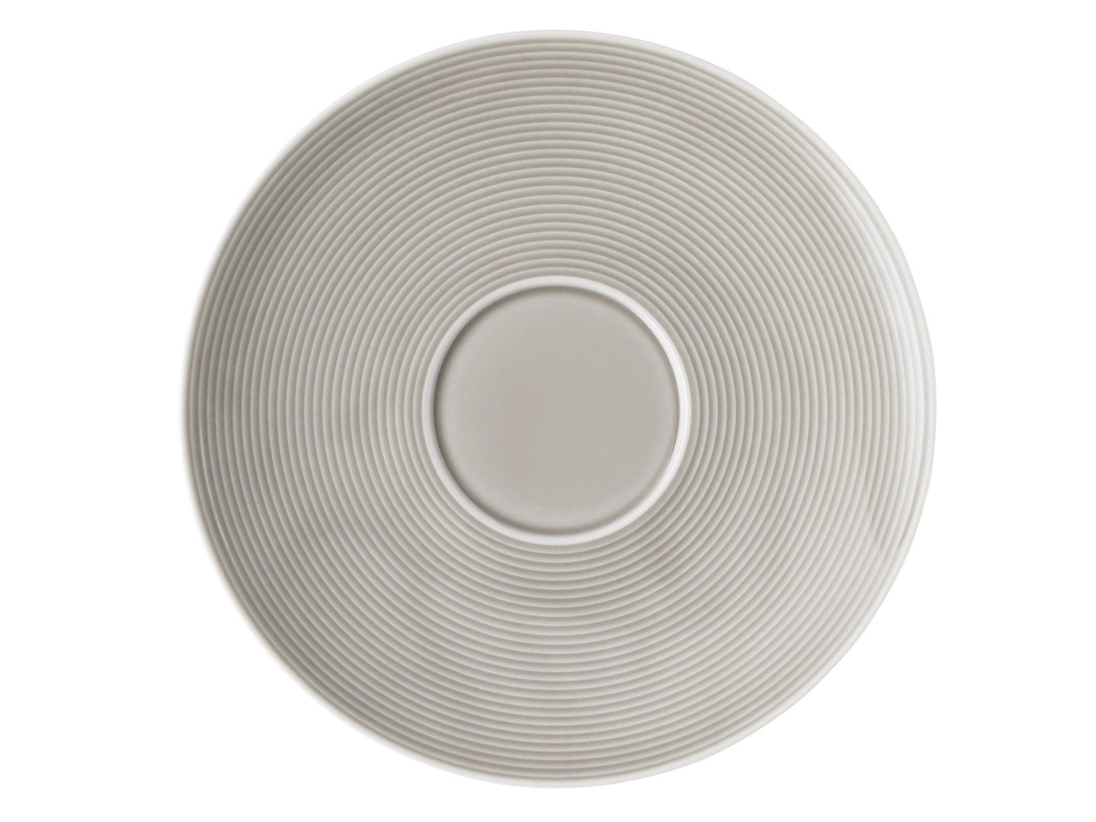 Thomas Porzellan Untertasse Loft Colour Moon Grey Kombi-Untertasse 18cm, Untertasse