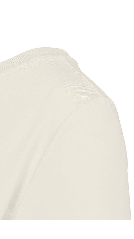 Faber Rundhalsshirt Basic-Shirt mit Viskosestretch in Farbe Champagner