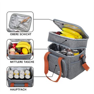 Dekorative Kühltasche Kühltasche, hält Lebensmittel lange Zeit kalt, geeignet für Camping