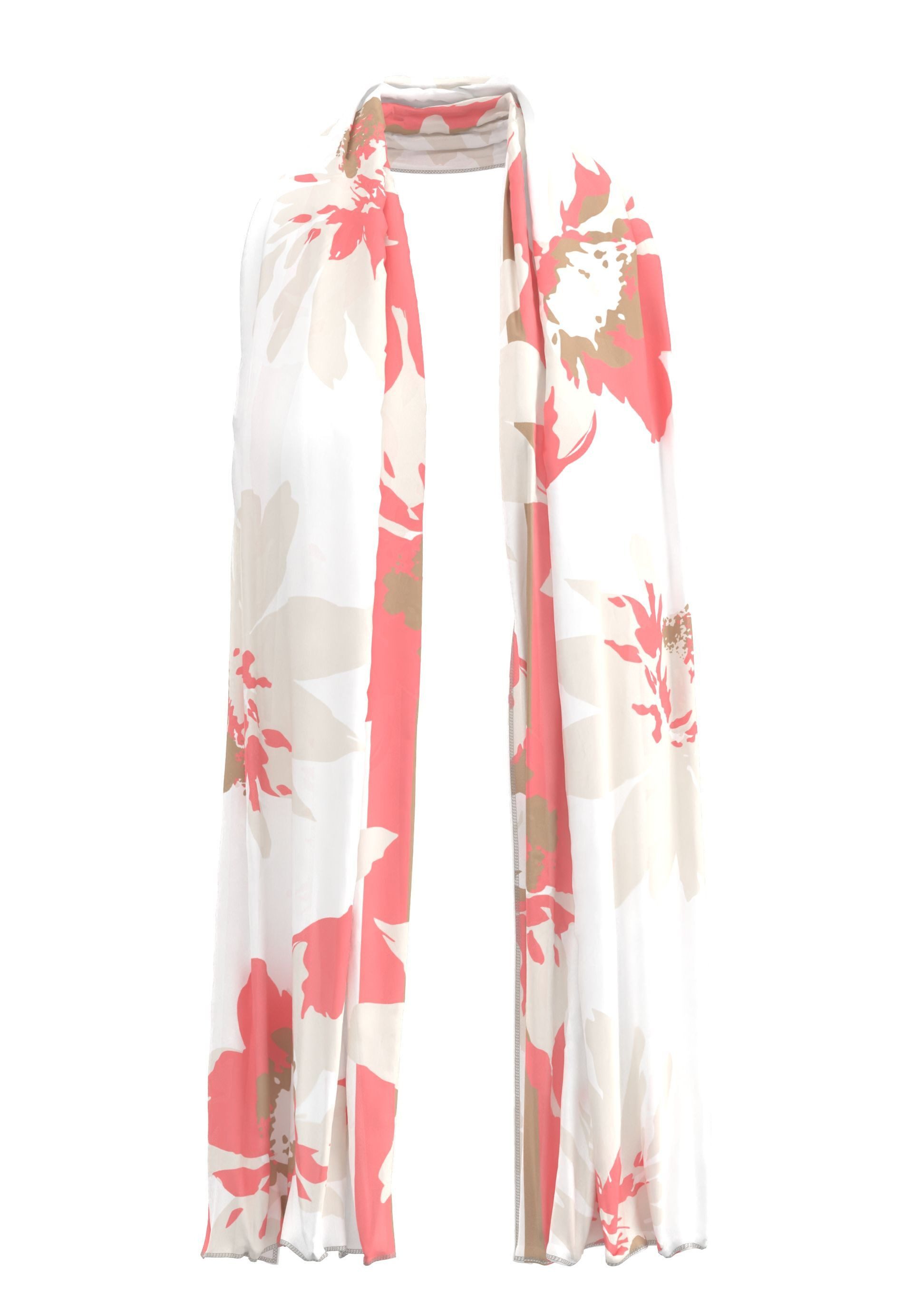 FRANK WALDER Halstuch mit floralem Dessin