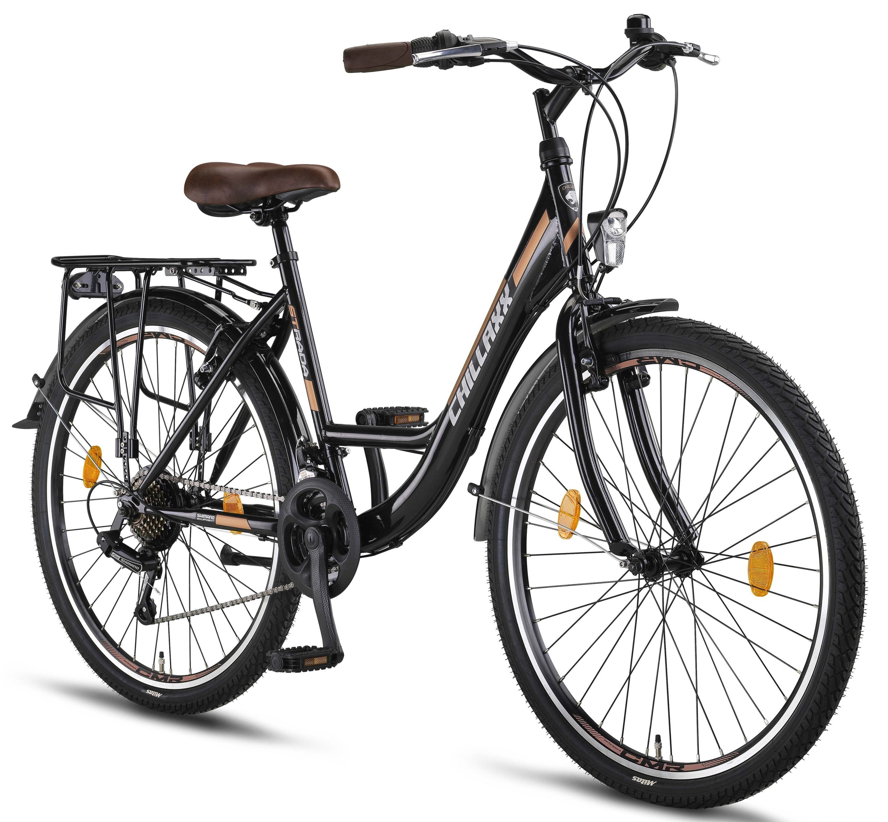 Chillaxx Cityrad Chillaxx Bike Strada Premium City Bike in 24, 26, 28 Zoll