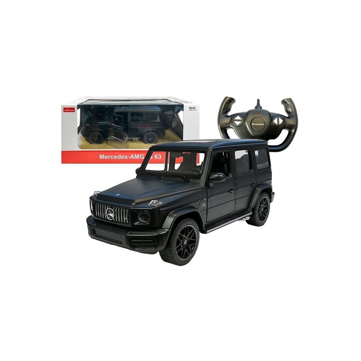 Wisam RC-Auto Mercedes G63 Rastar ferngesteuertes Geländeauto R/C Schwarz