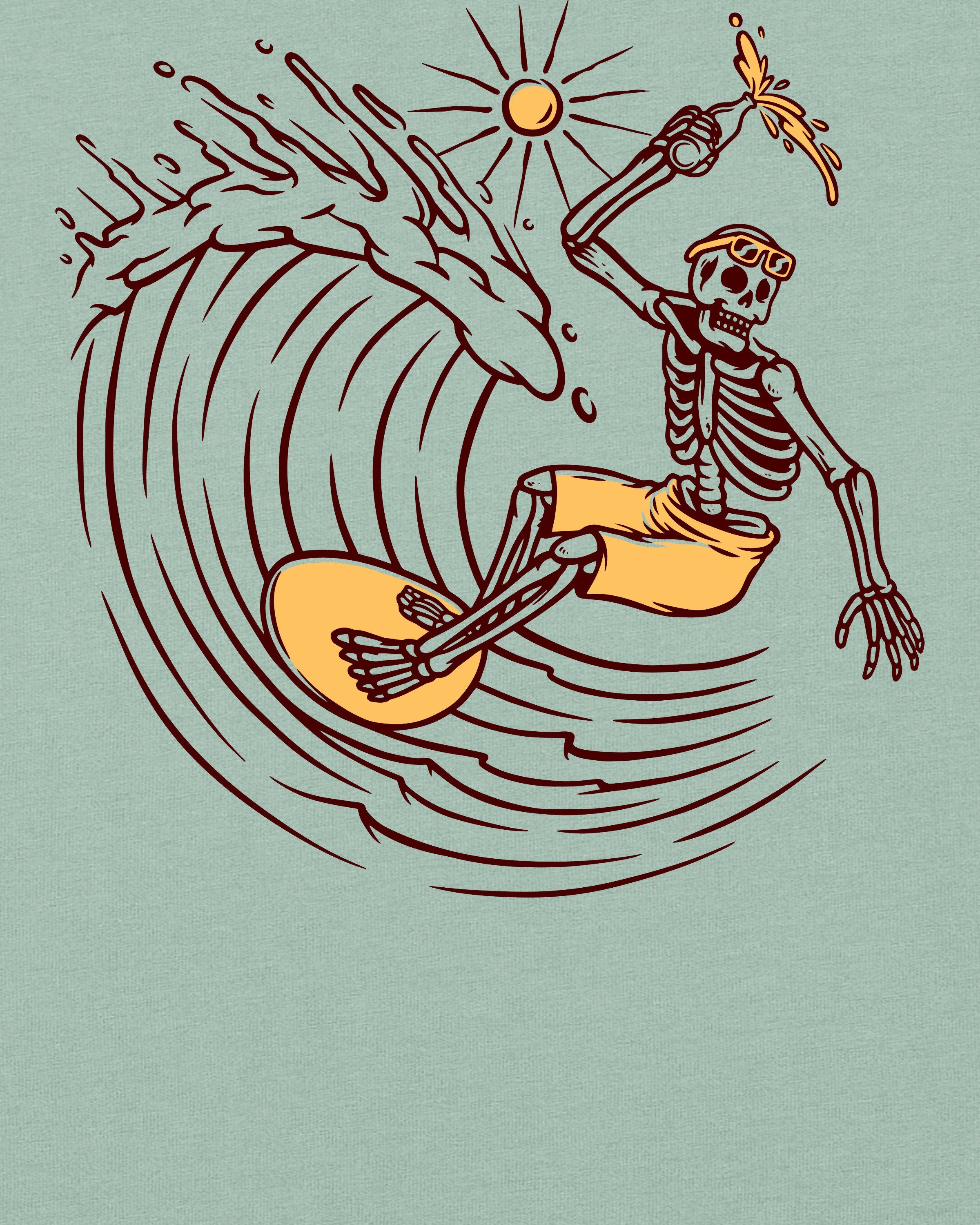wat? Apparel Print-Shirt Surfing (1-tlg) life Aloe for