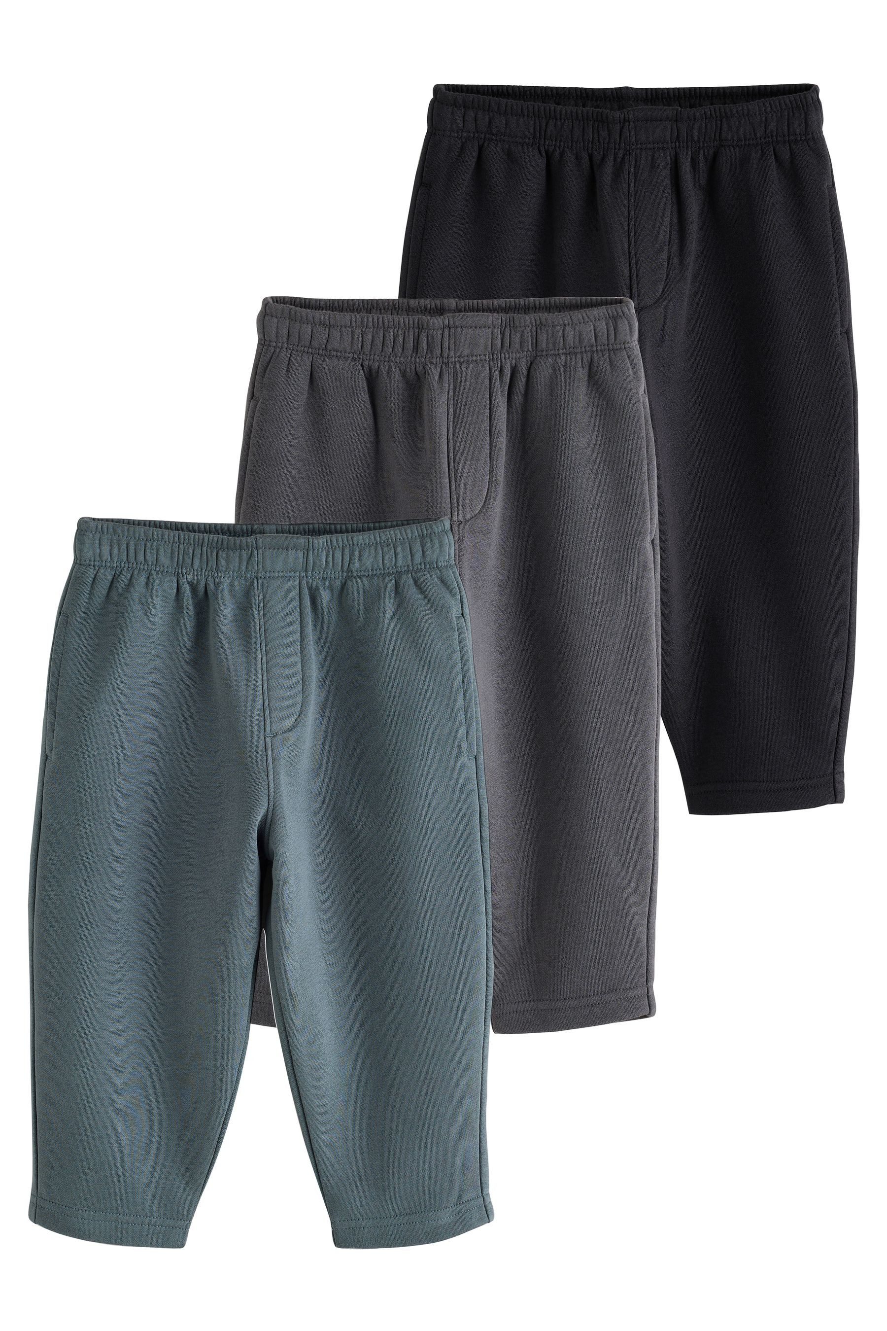 Next Jogginghose Jogginghose mit weitem Bein, 3er-Pack (3-tlg)