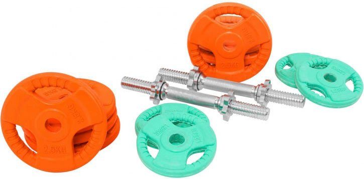 Gripper 30 SPORTS Hantel-Set (Set) Kurzhanteln, kg mit Verstellbar, Gummi 2 GORILLA Hantelset