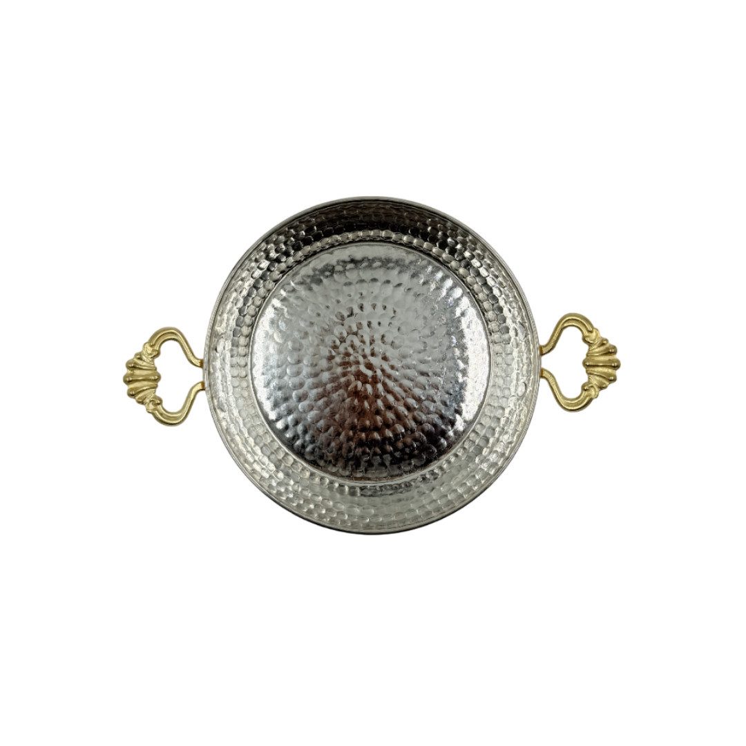 inovesis Bratpfanne Kupferpfanne Mini Anatolischen Kunsthandwerkerinnen Hergestellt, Kupfer (Anatolisch Kupferpfanne, 15 cm Kupferpfanne), handgefertigte Kupferpfanne mit einem Durchmesser von 15 cm