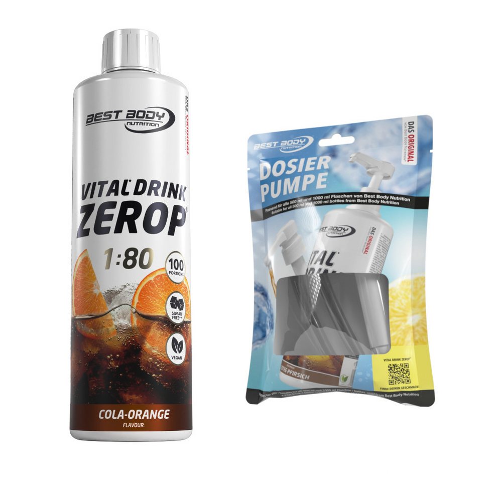 Best Body Nutrition 0,5 L Vital Drink Zerop Bundle Flüssigkeit, Getränk
