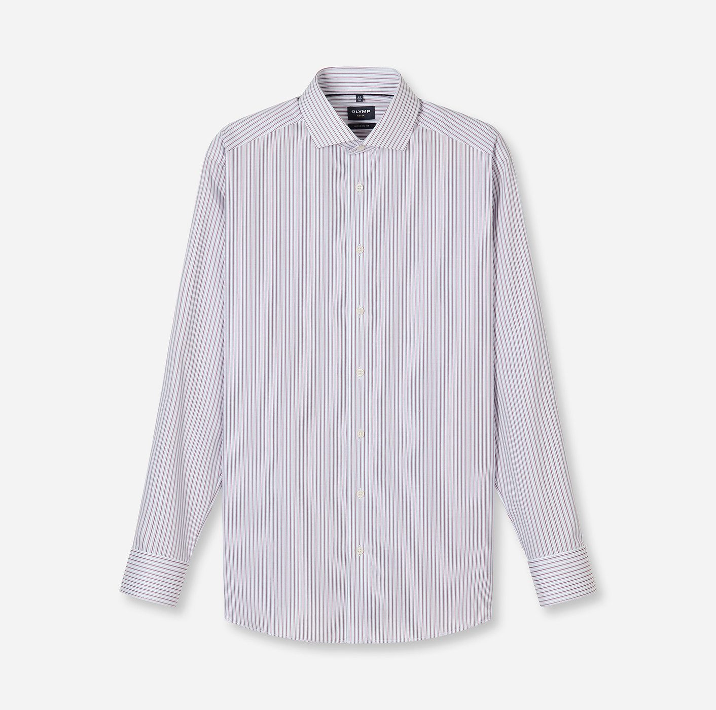 OLYMP Langarmhemd Luxor modern fit, Royal -Kentkragen, Businesshemd