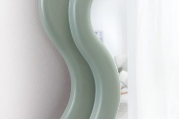 LebensWohnArt Wandspiegel Extravaganter Design Spiegel 160x70cm FORMOSA grün