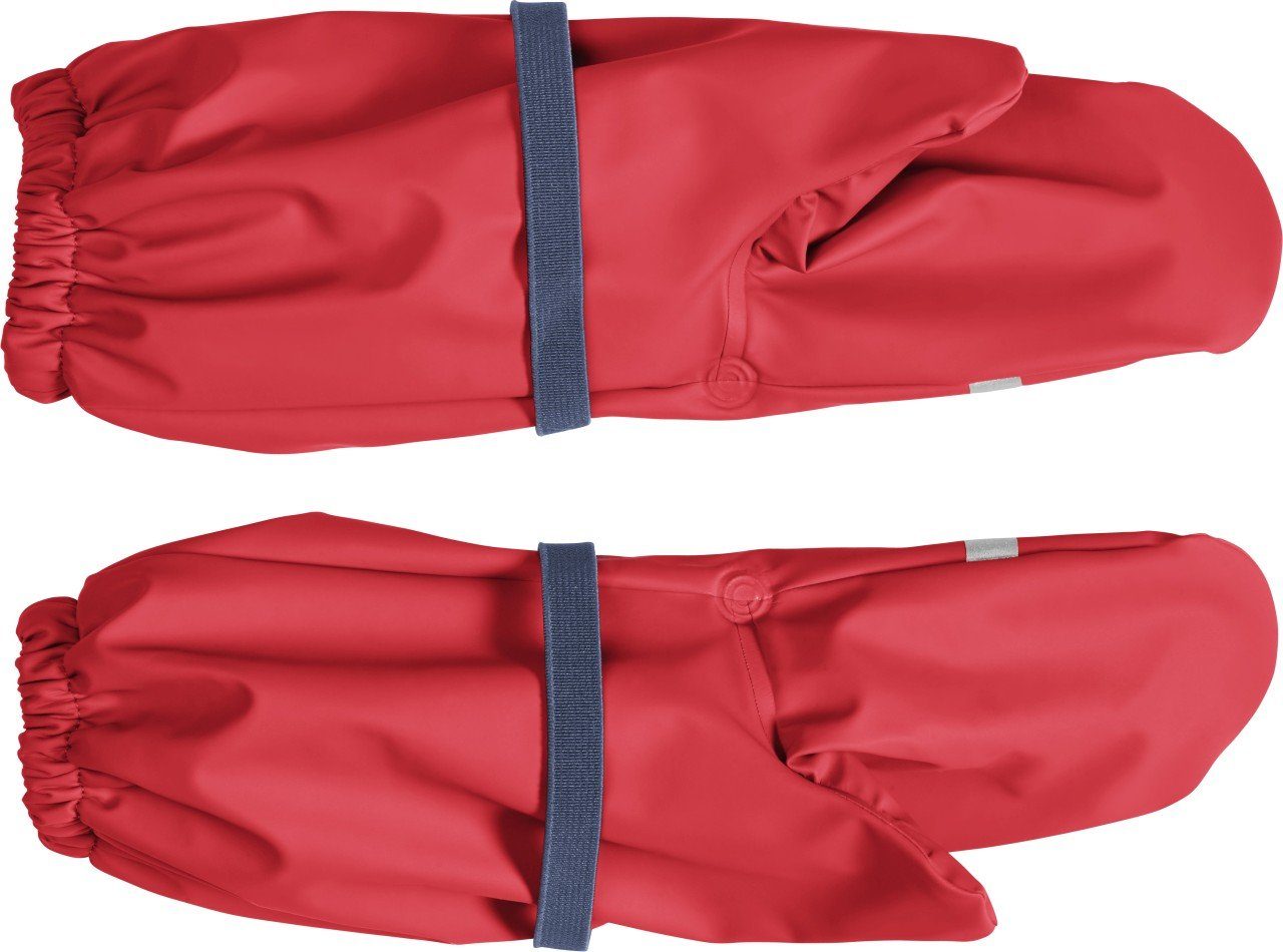 Playshoes Rot mit Matschhandschuh Fleece-Futter Skihandschuhe