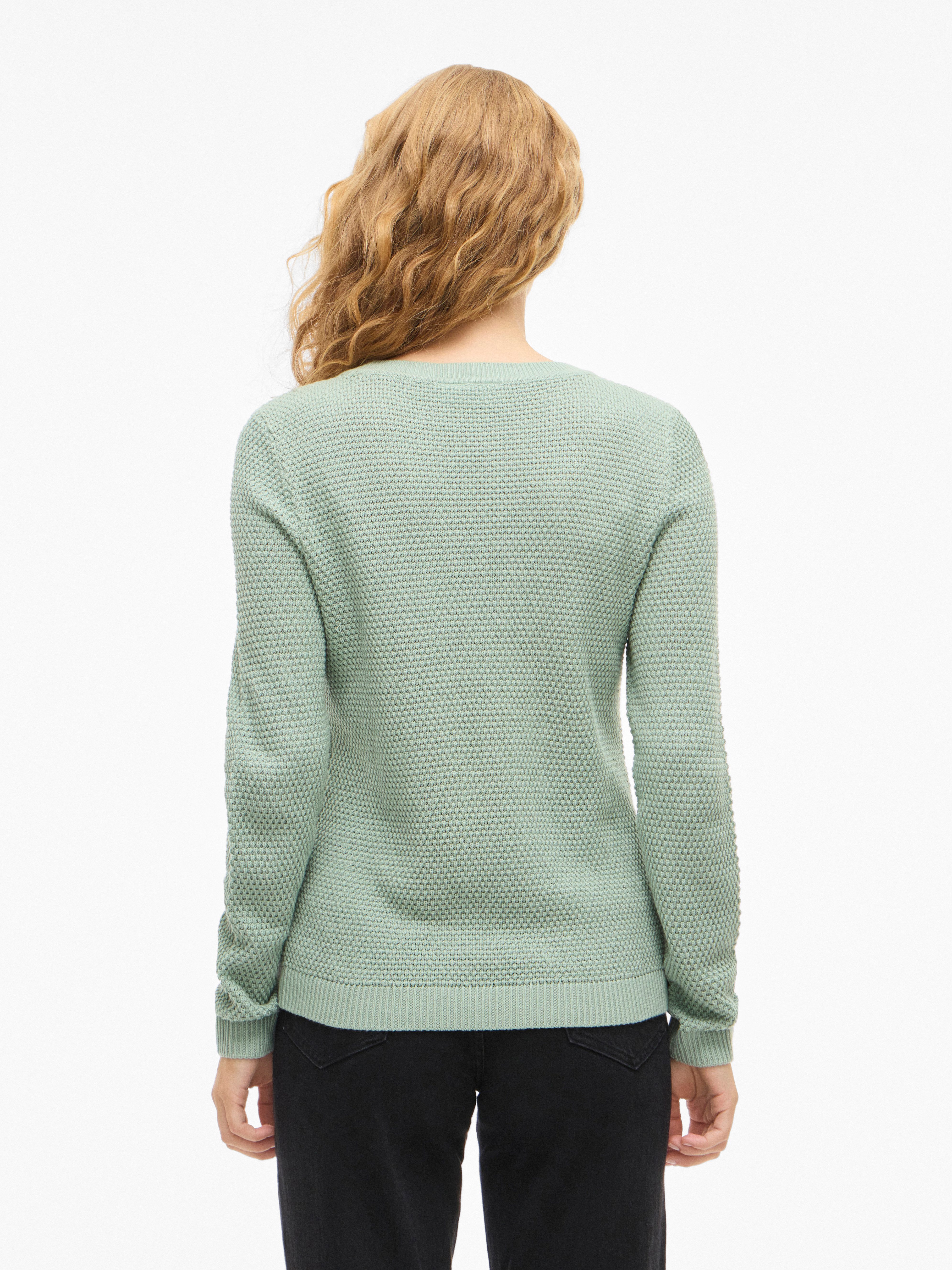 Vila Rundhalspullover VIDALO O-NECK L/S KNIT TOP- NOOS günstig online kaufen