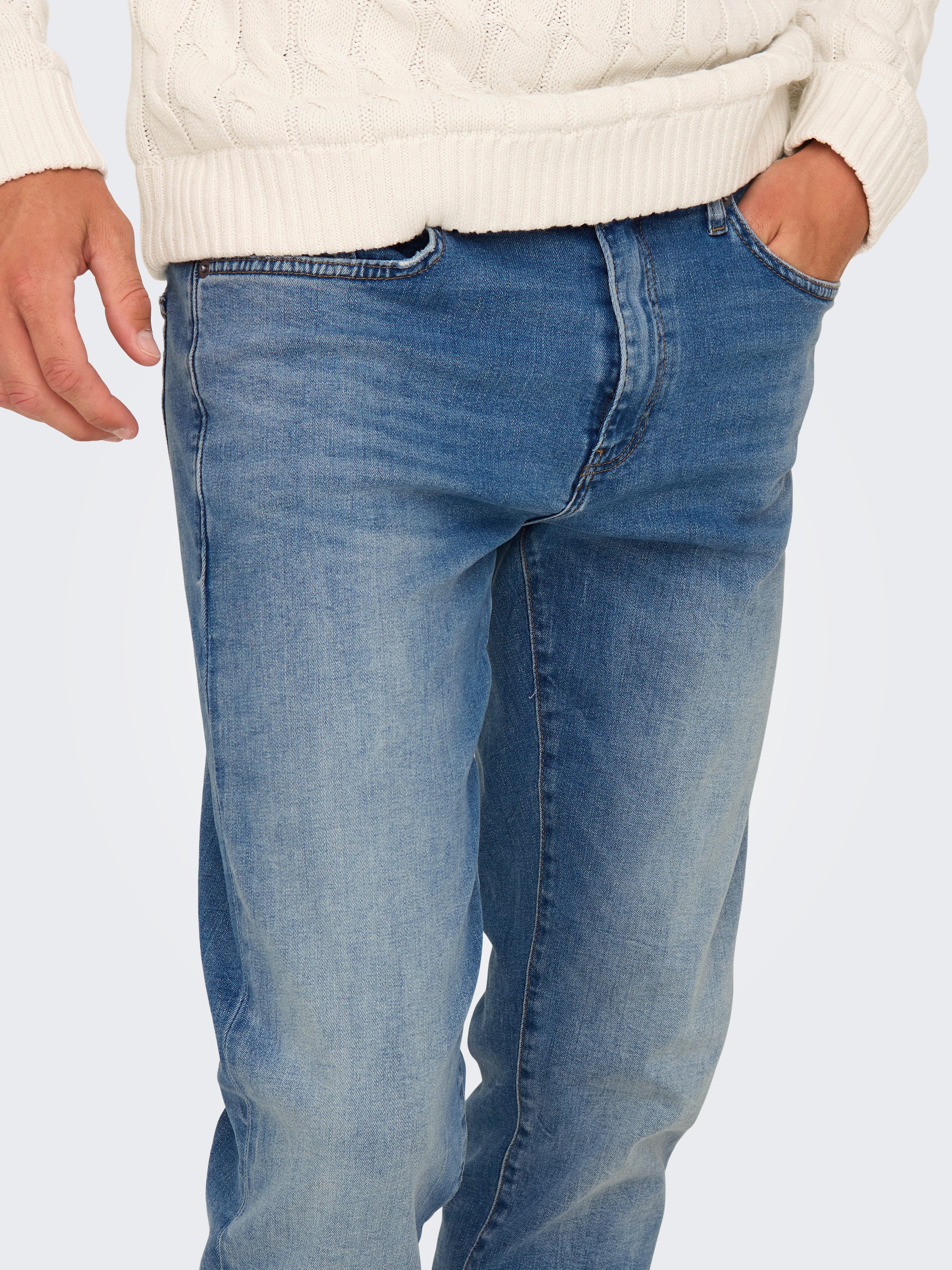 ONLY & SONS Regular-fit-Jeans ONSWEFT REGULAR MAT DNM NOOS