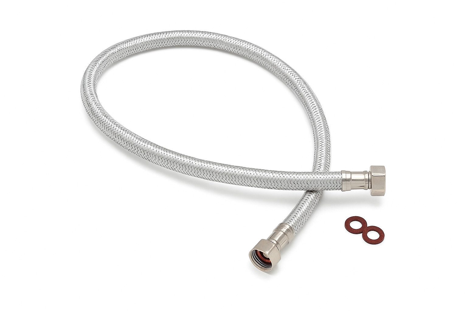 Uzman Brauseschlauch Brauseschlauch Flexschlauch 100cm Geschirrbrause Gastrobrause 1/2", Universal für alle handelsüblichen Armaturen