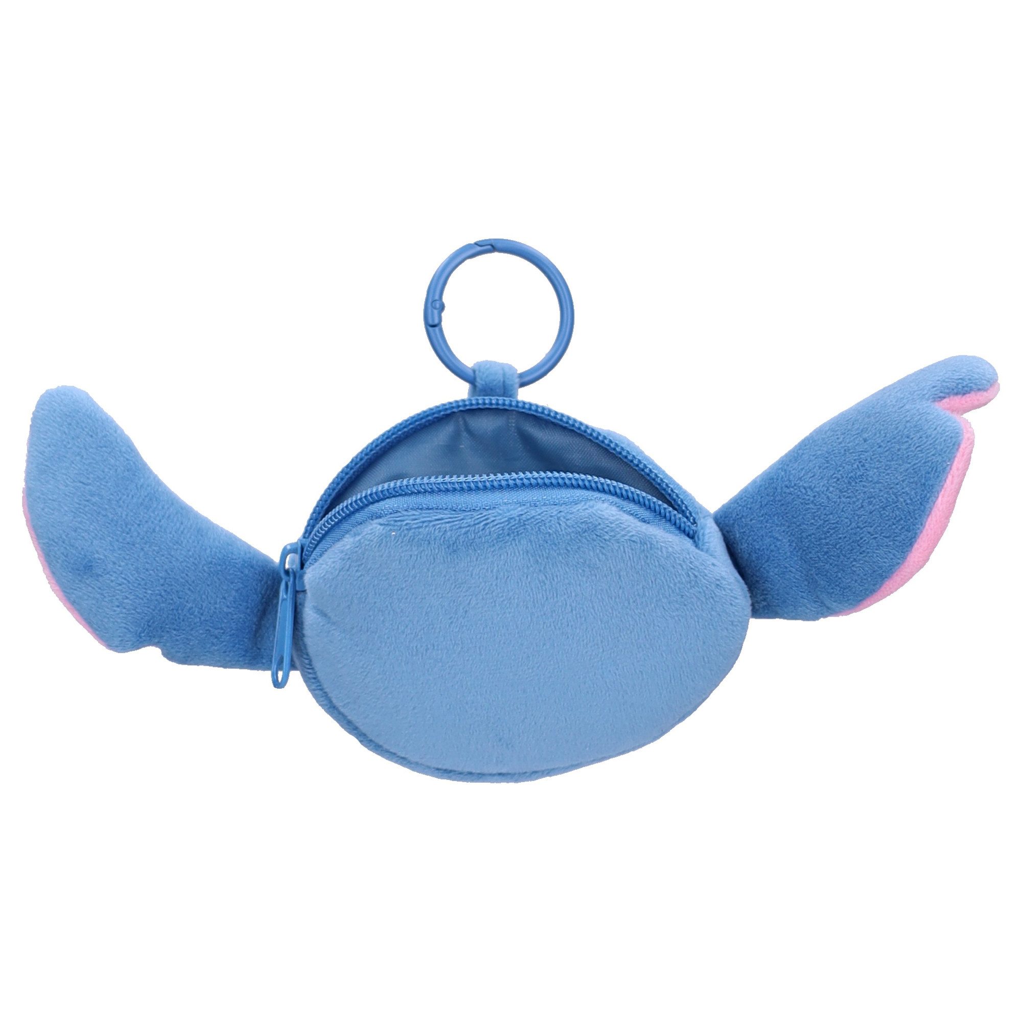 Disney Schlüsselanhänger Stitch Schlüsselhänger Plushie Pals mit Reißverschlussfach