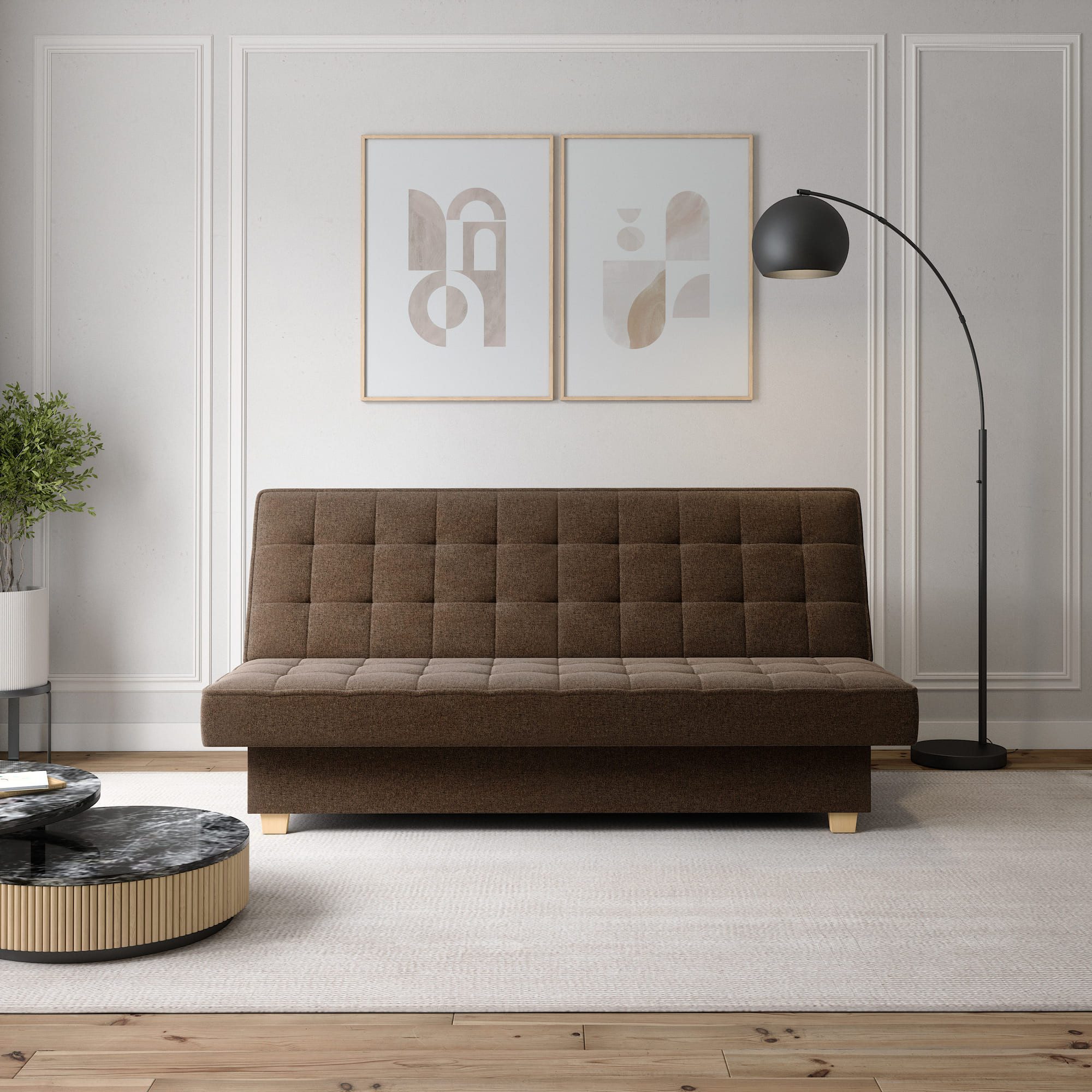 MOEBLO Schlafsofa BELFI, Sofa Kippsofa Klappsofa günstig online kaufen