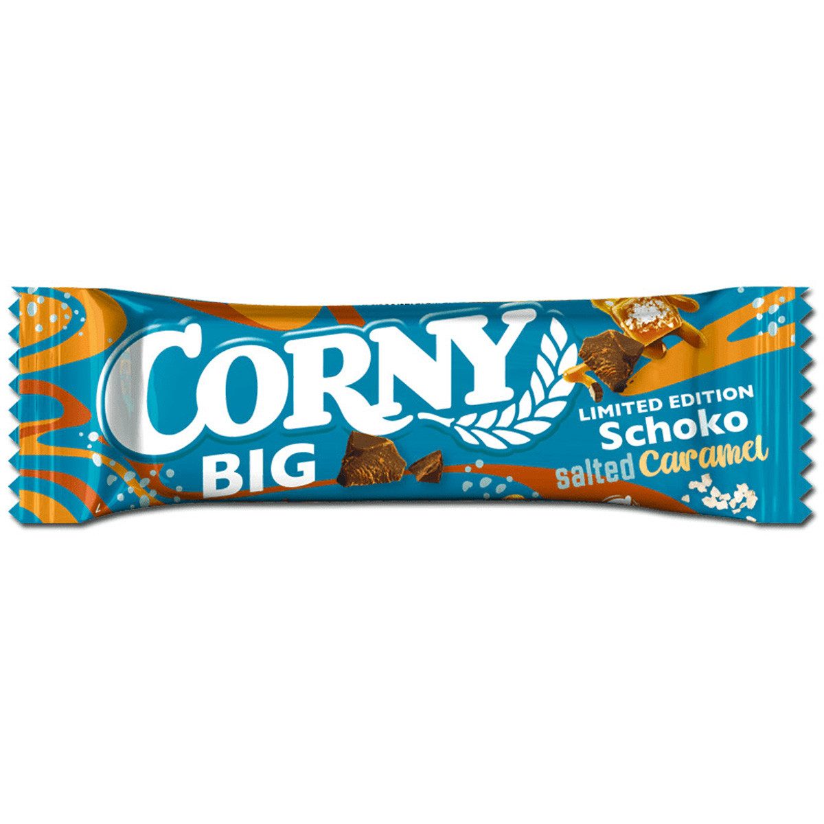 CORNY Cerealien, Corny BIG Schoko Salted Caramel Müsliriegel extra groß 40g 24er Pack