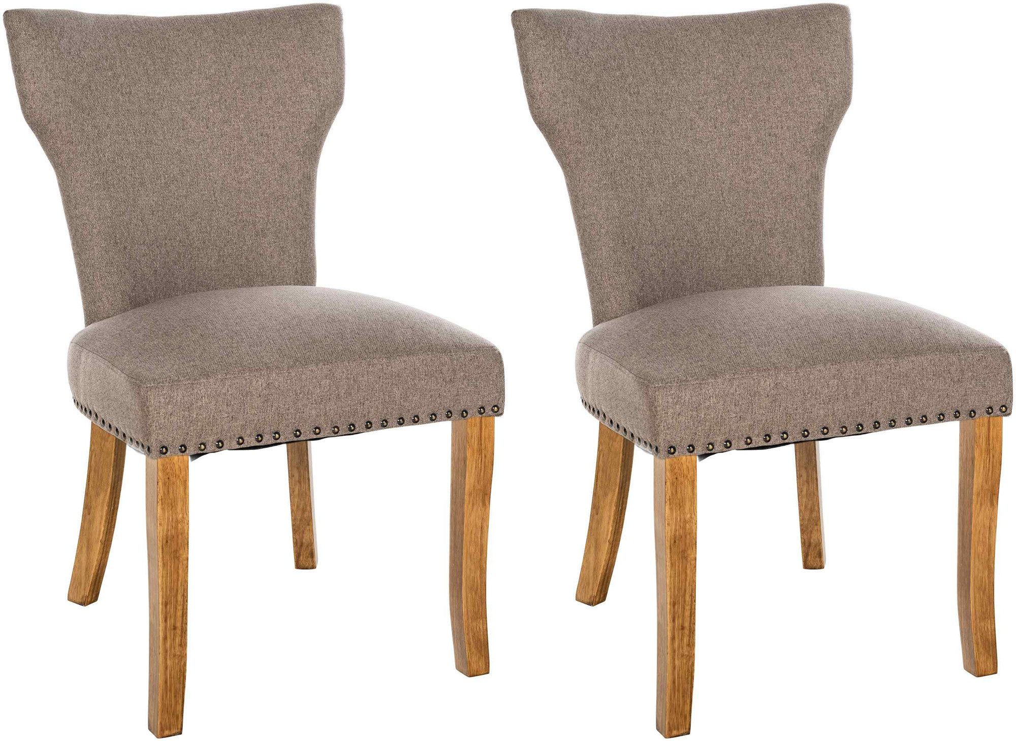 CLP Esszimmerstuhl Zadar (2er Set), Stoffbezug günstig online kaufen
