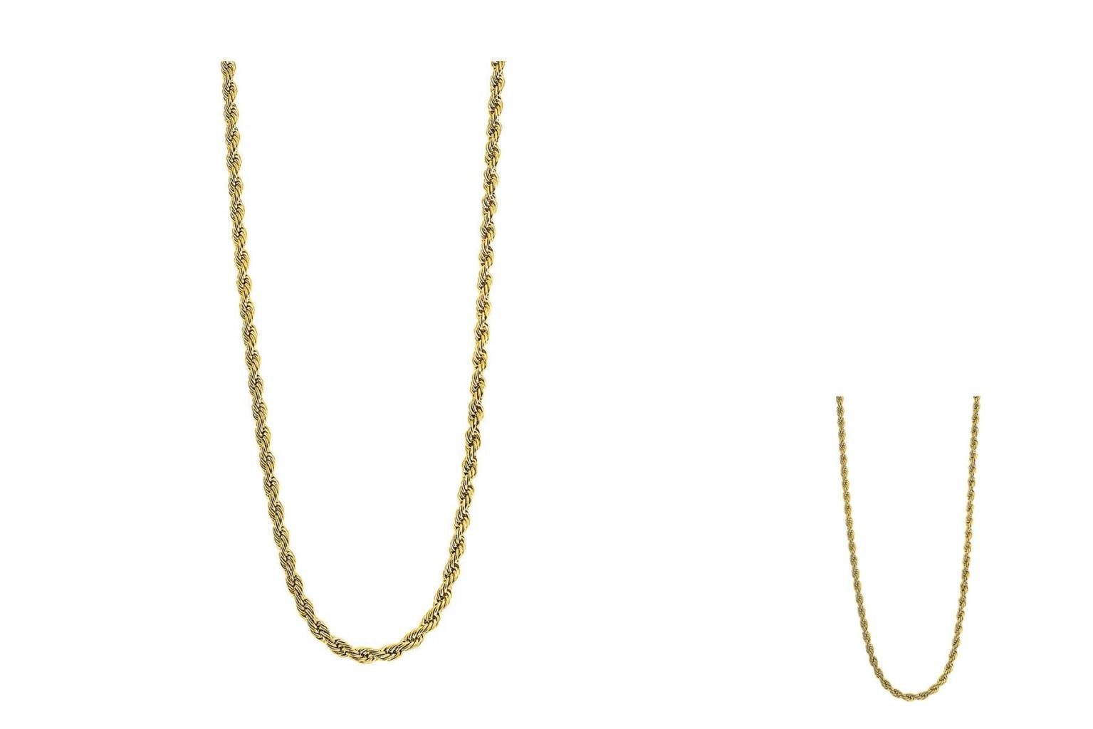 Lotus Edelstahlkette Damenhalskette Lotu...