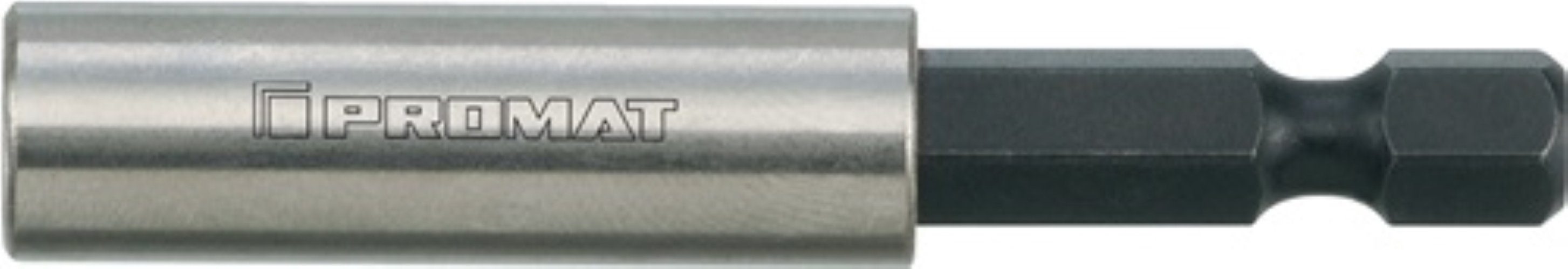 Magnet PROMAT Bithalter 1/4 Zoll F 6,3 1/4 Zoll C 6,3 Magnet Länge 60 mm