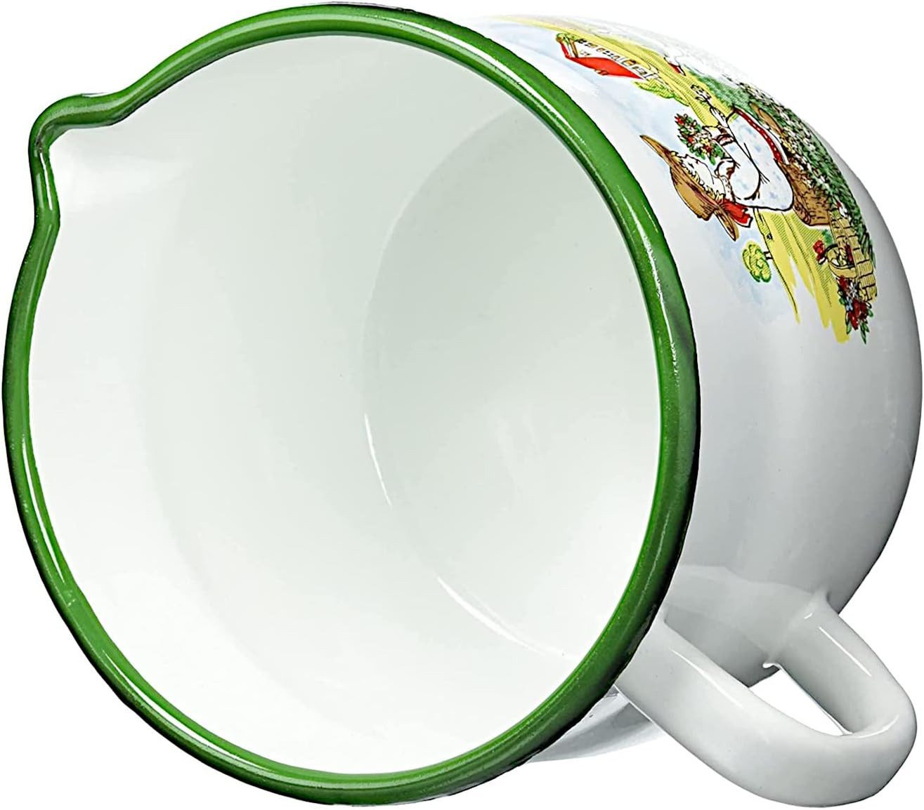 Karl Krüger Milchtopf Milchtopf Gänsekind 10 cm, Emaille, mehrfarbig, (1-tlg)