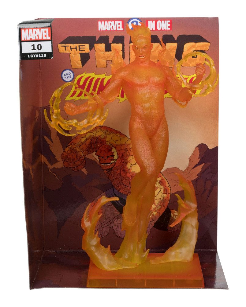 McFarlane Toys Merchandise-Figur Marvel Collection PVC Statue 1/6 Human Torch (Marvel 2 in 1 #10) 29 cm