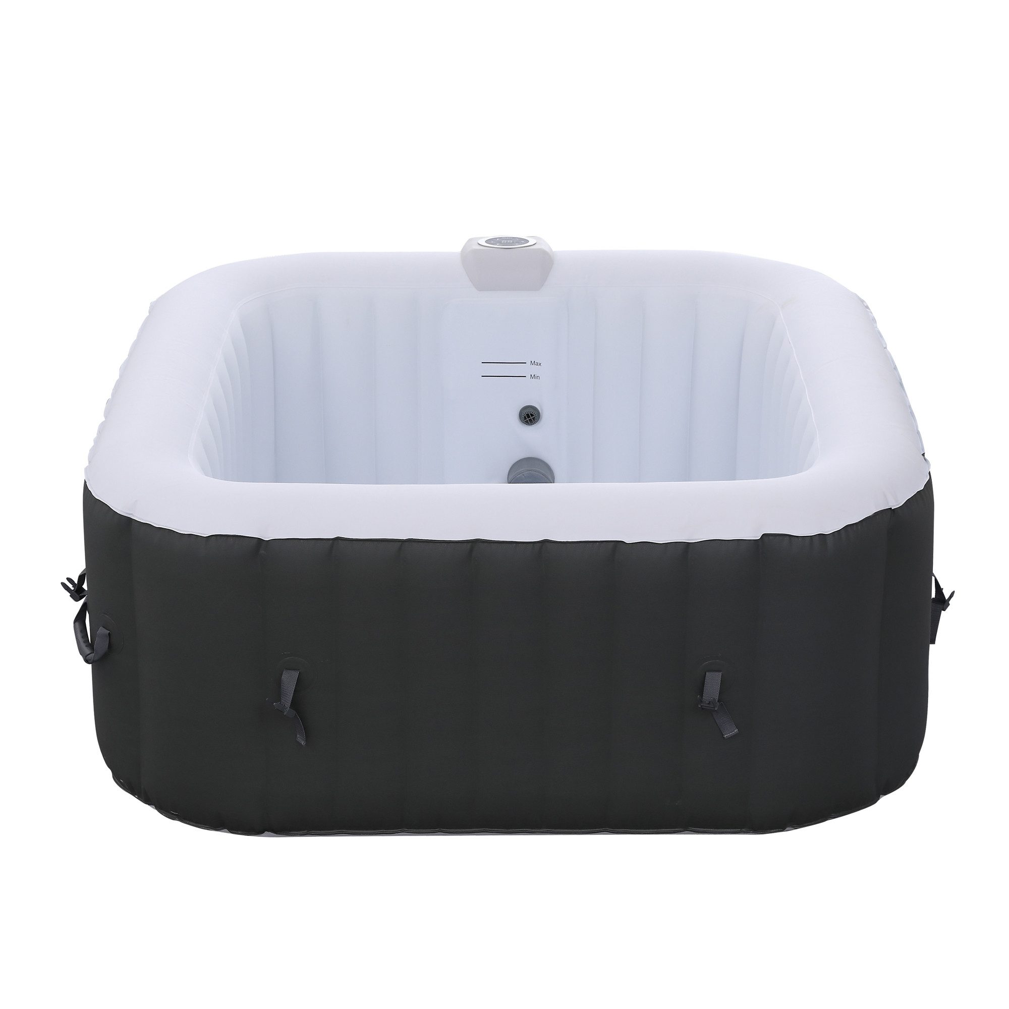 Arebos Whirlpool 2400 W, aufblasbar, In- & Outdoor, 4 Personen, 154x154 cm, günstig online kaufen