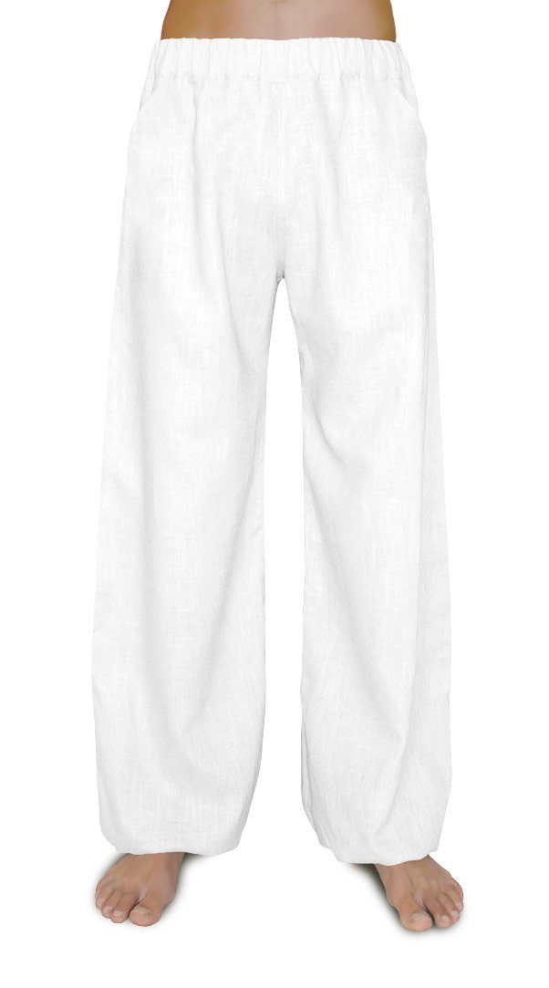 Leinenhose weiss DELIGHT Leinenhose SCHAZAD