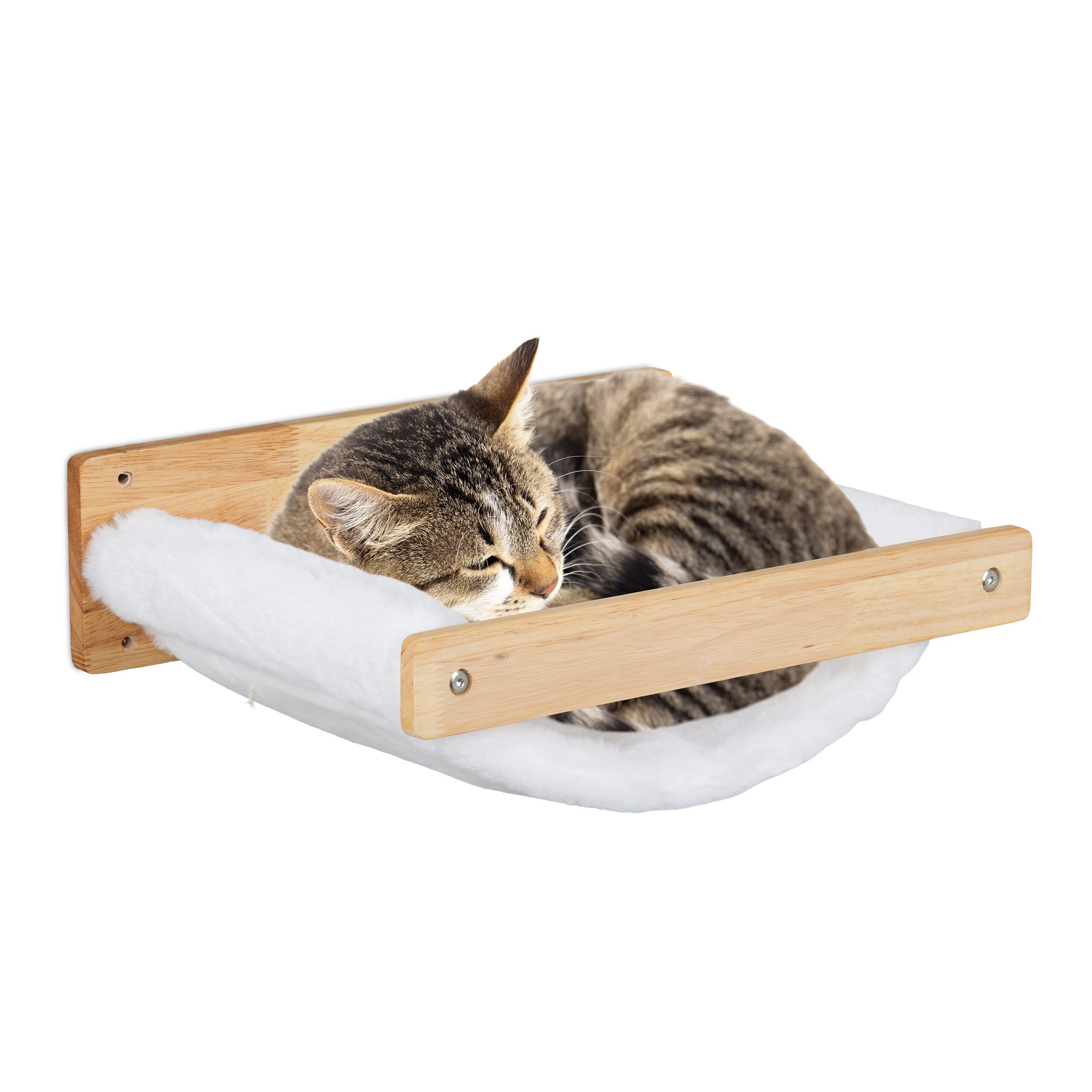 relaxdays Katzen-Hängematte Katzenhängematte Wand, Polyester günstig online kaufen