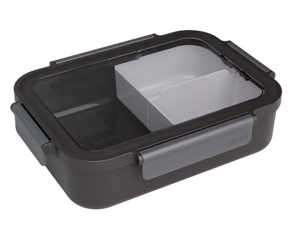 Sigg Lunchbox NIMO Lunchbox 1,3 Liter, verschiedene Farben wählbar, (BPA-freie Brotdose aus hochwertigem Polypropylen – lebensmittelecht), Inklusive auslaufsicherer Snackbox und praktischem Trenner
